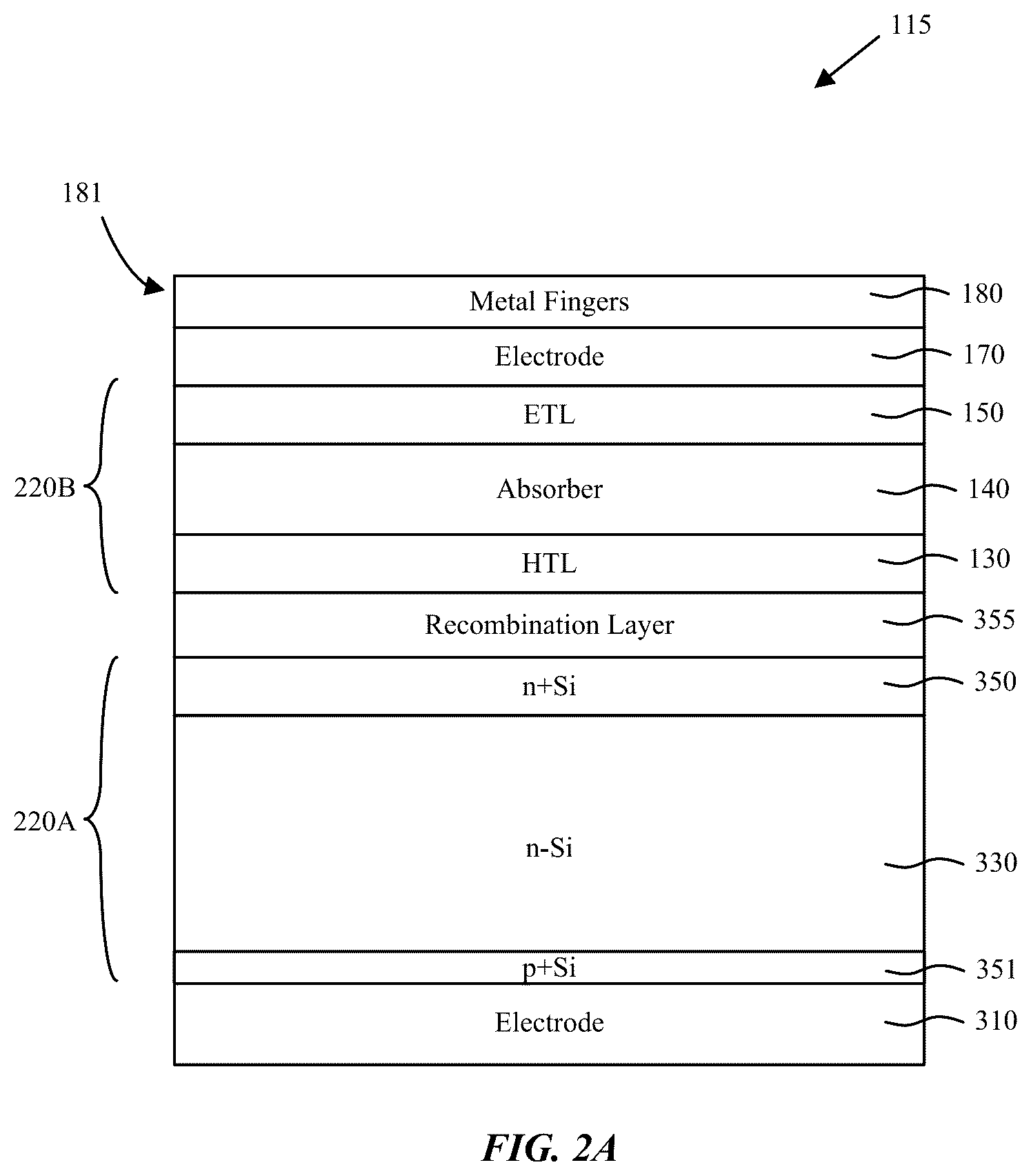 Patent US12581789 Figure 2 – Module layup for perovskite-silicon tandem solar cells