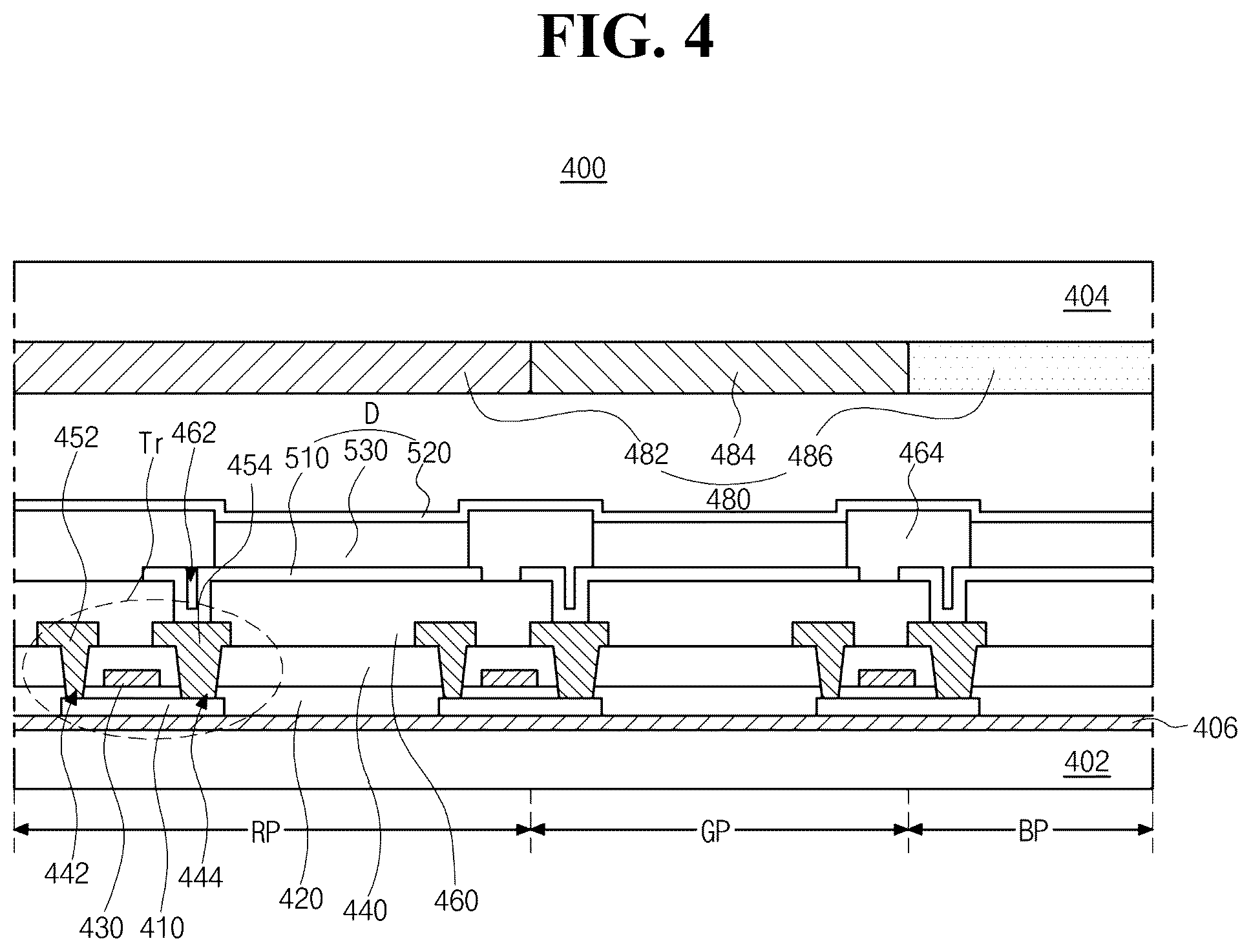 Patent US12581791 Figure 4 – Organic light emitting diode and organic light emitting device having thereof