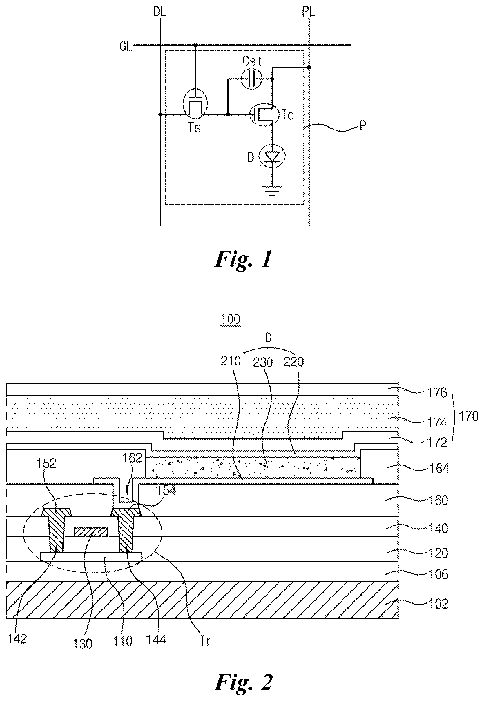 Patent US12581792 — Organic light emitting diode and organic light emitting device having thereof — Figure 1