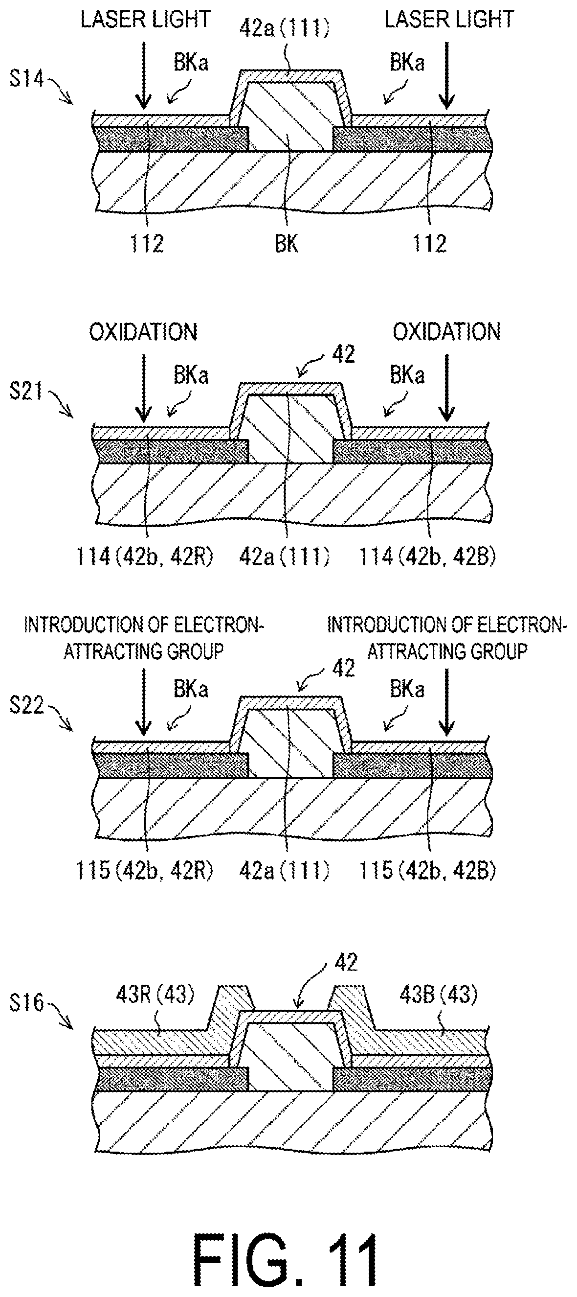 Patent US12581795 Figure 9 – Display device and method for manufacturing same