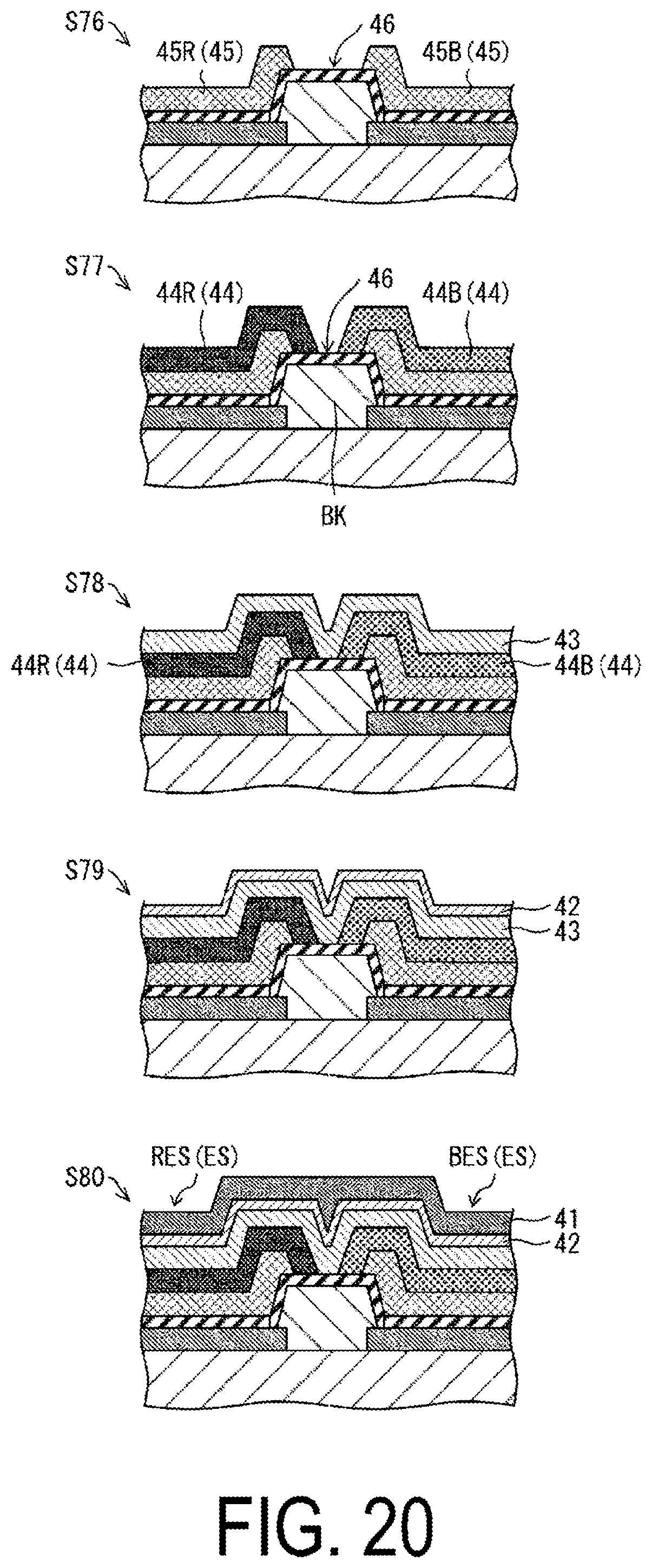Patent US12581795 Figure 18 – Display device and method for manufacturing same
