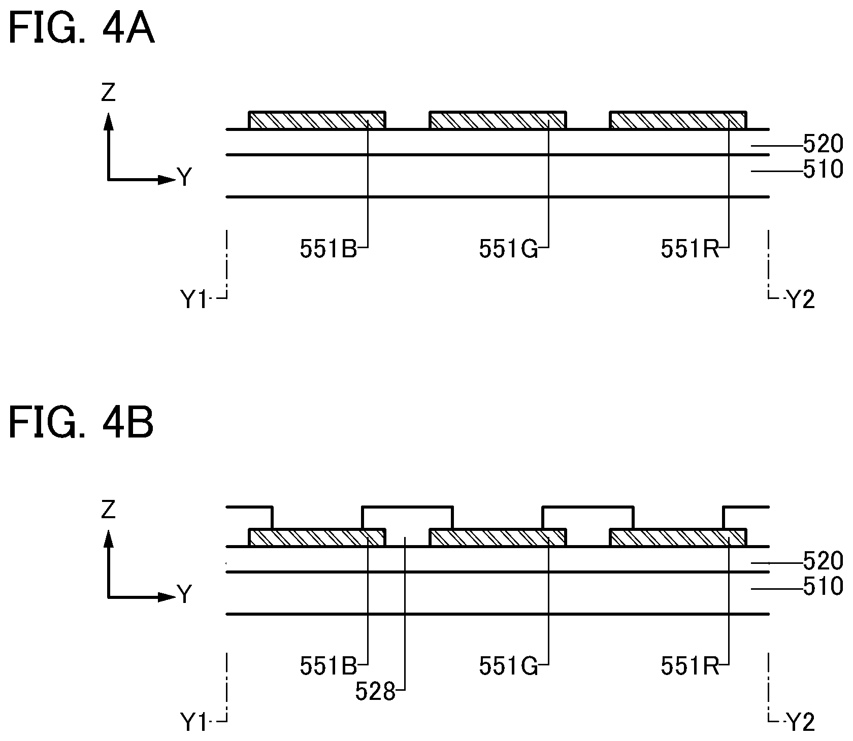 Patent US12581796 Figure 4 – Light-emitting device, light-emitting apparatus, electronic device, and lighting device