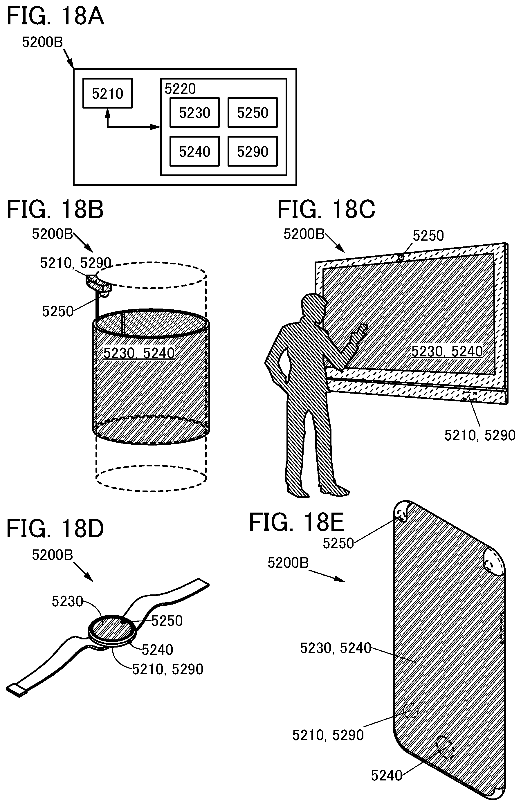 Patent US12581796 Figure 18 – Light-emitting device, light-emitting apparatus, electronic device, and lighting device