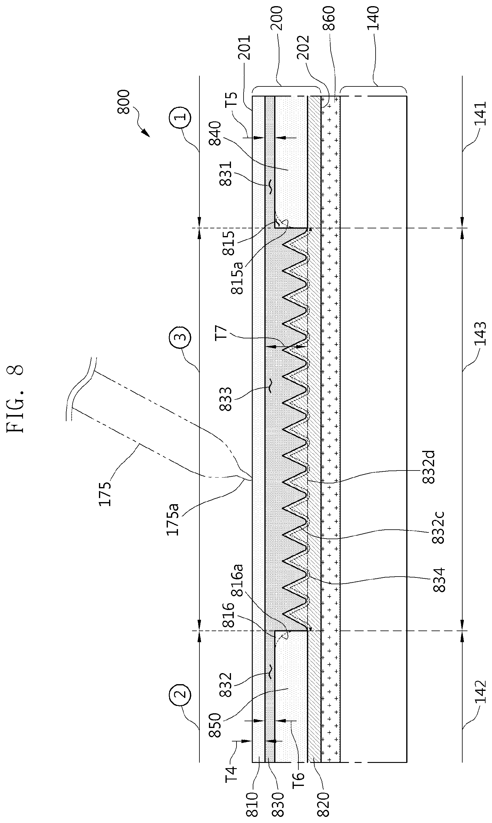 Patent US12581797 Figure 9 – Electronic device comprising transparent cover including glass and foldable display coupled thereto