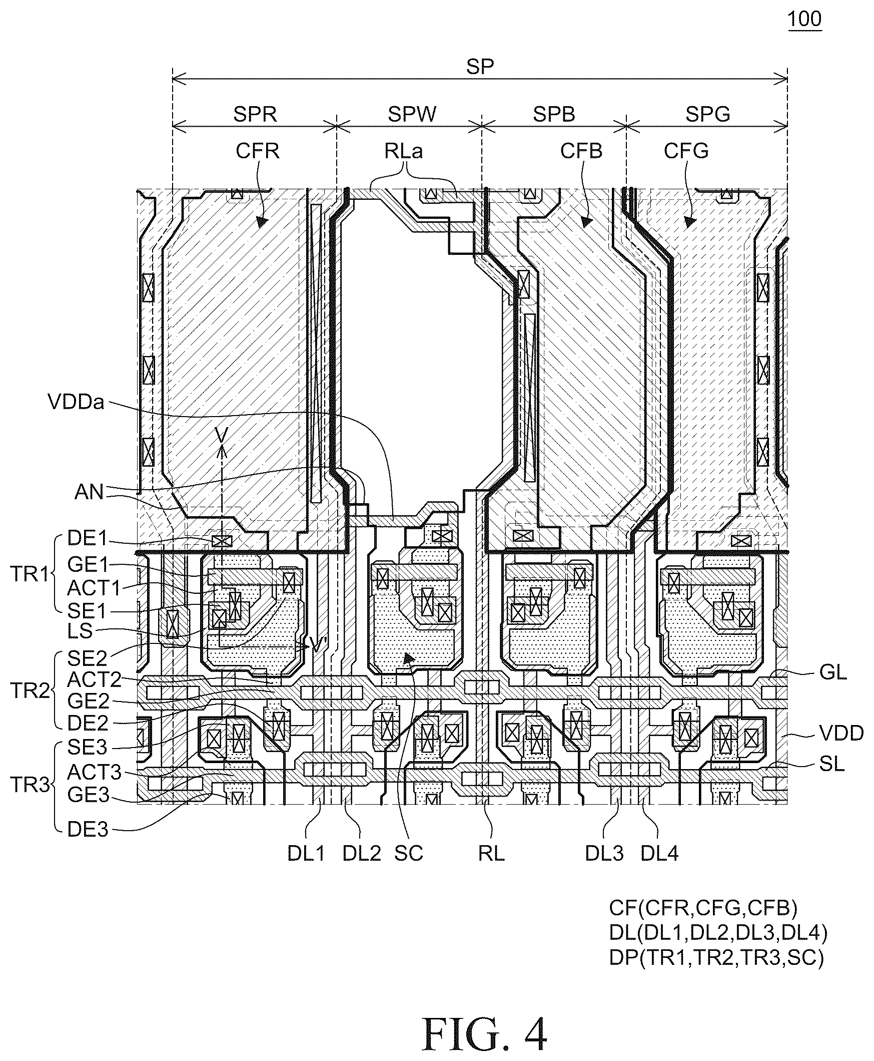 Patent US12581798 Figure 4 – Display device