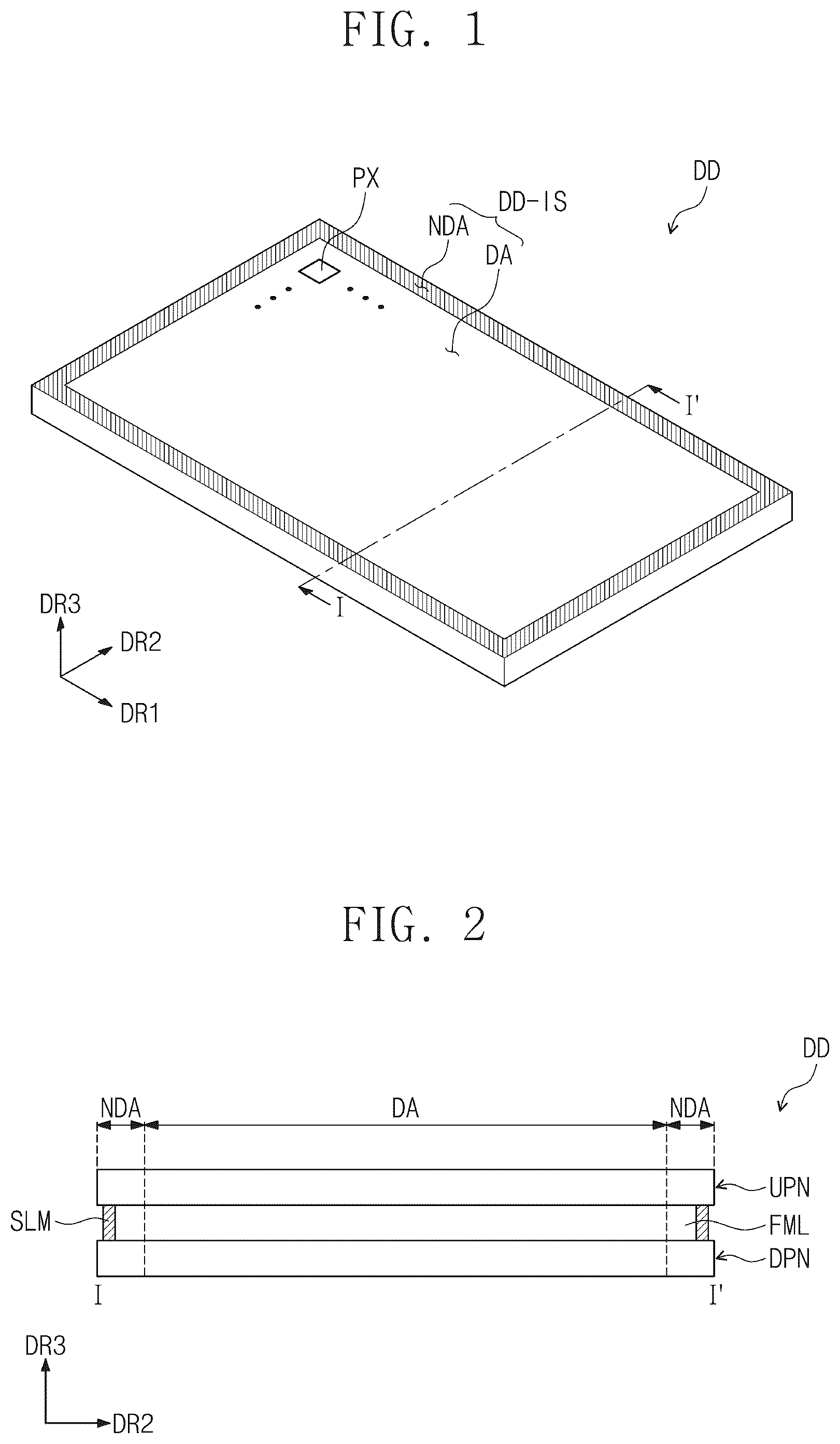 Patent US12581799 Figure 1 – Light control member and display device including the same
