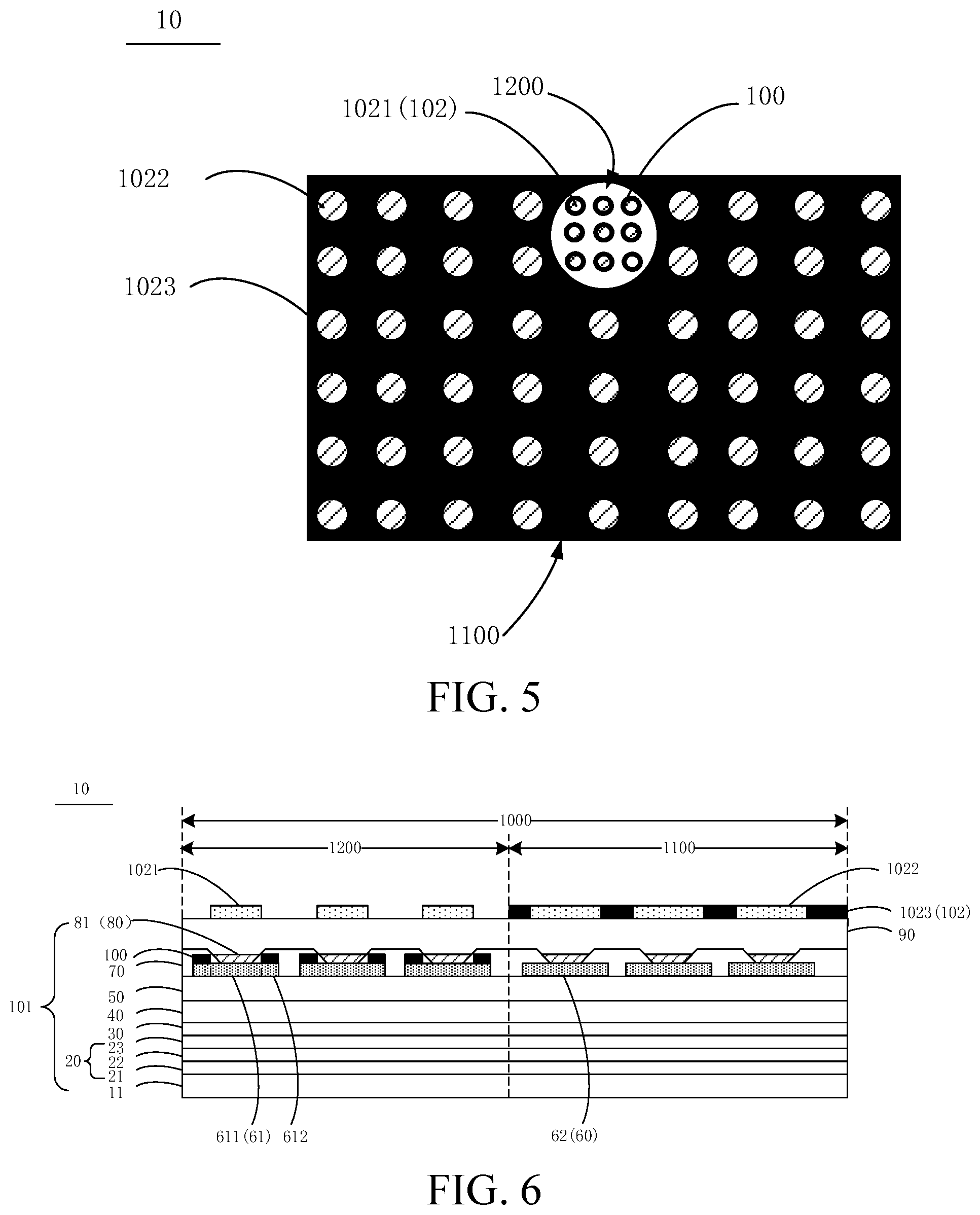 Patent US12581800 Figure 3 – Display panel and mobile terminal