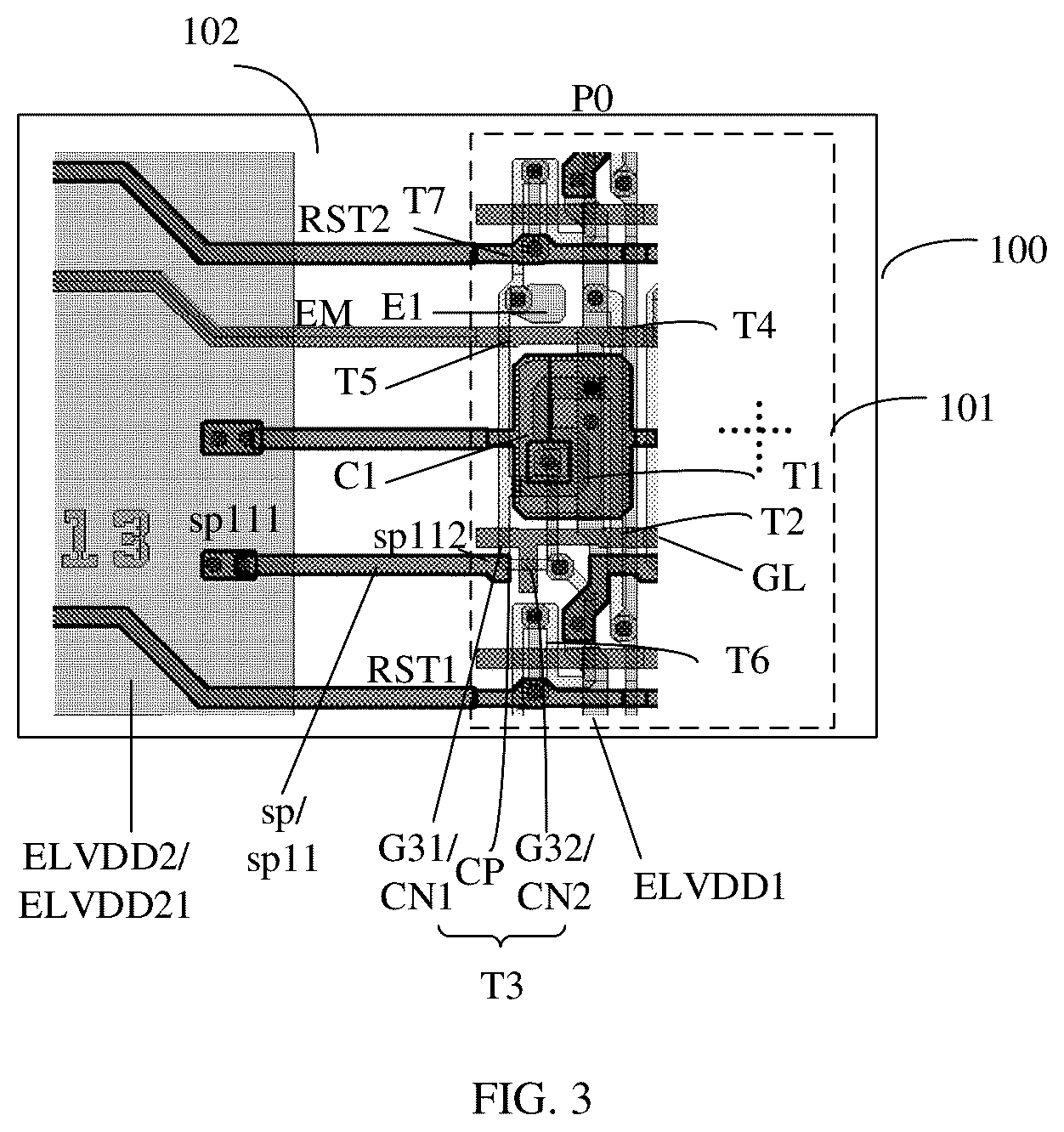 Patent US12581801 Figure 3 – Display substrate and display apparatus