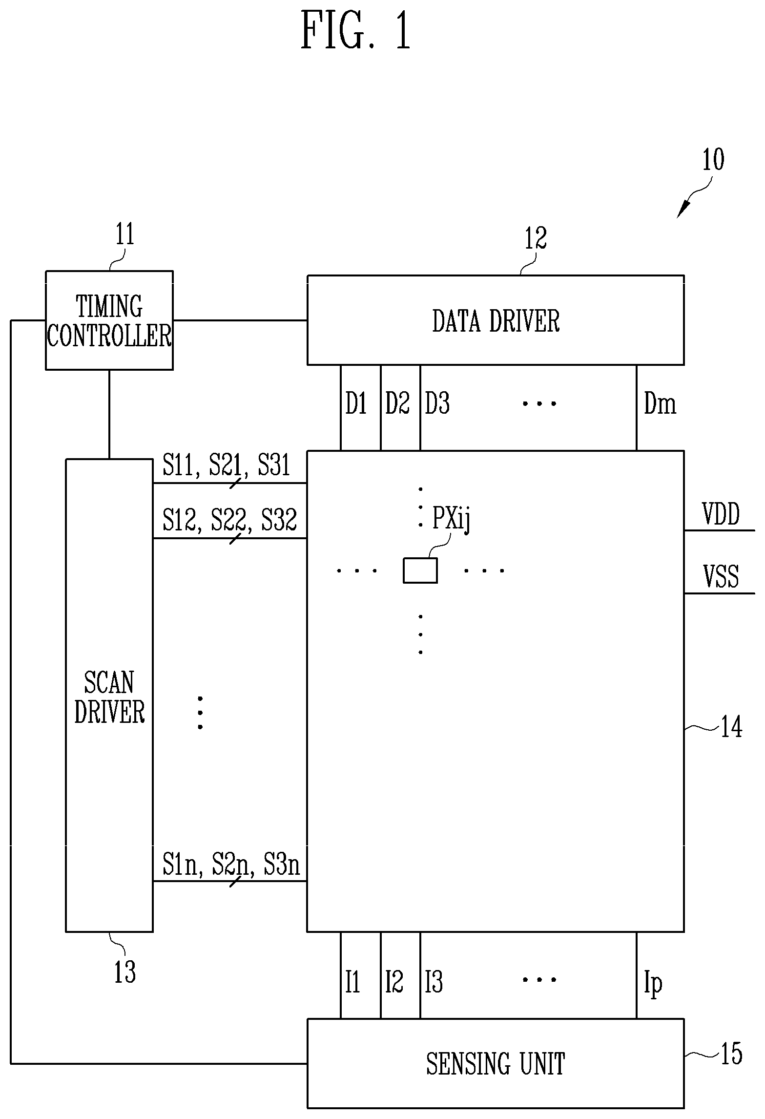 Patent US12581802 Figure 1 – Display device and driving method thereof
