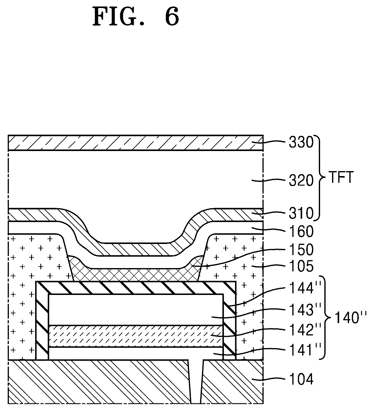 Patent US12581803 Figure 6 – Display device and method of manufacturing the same
