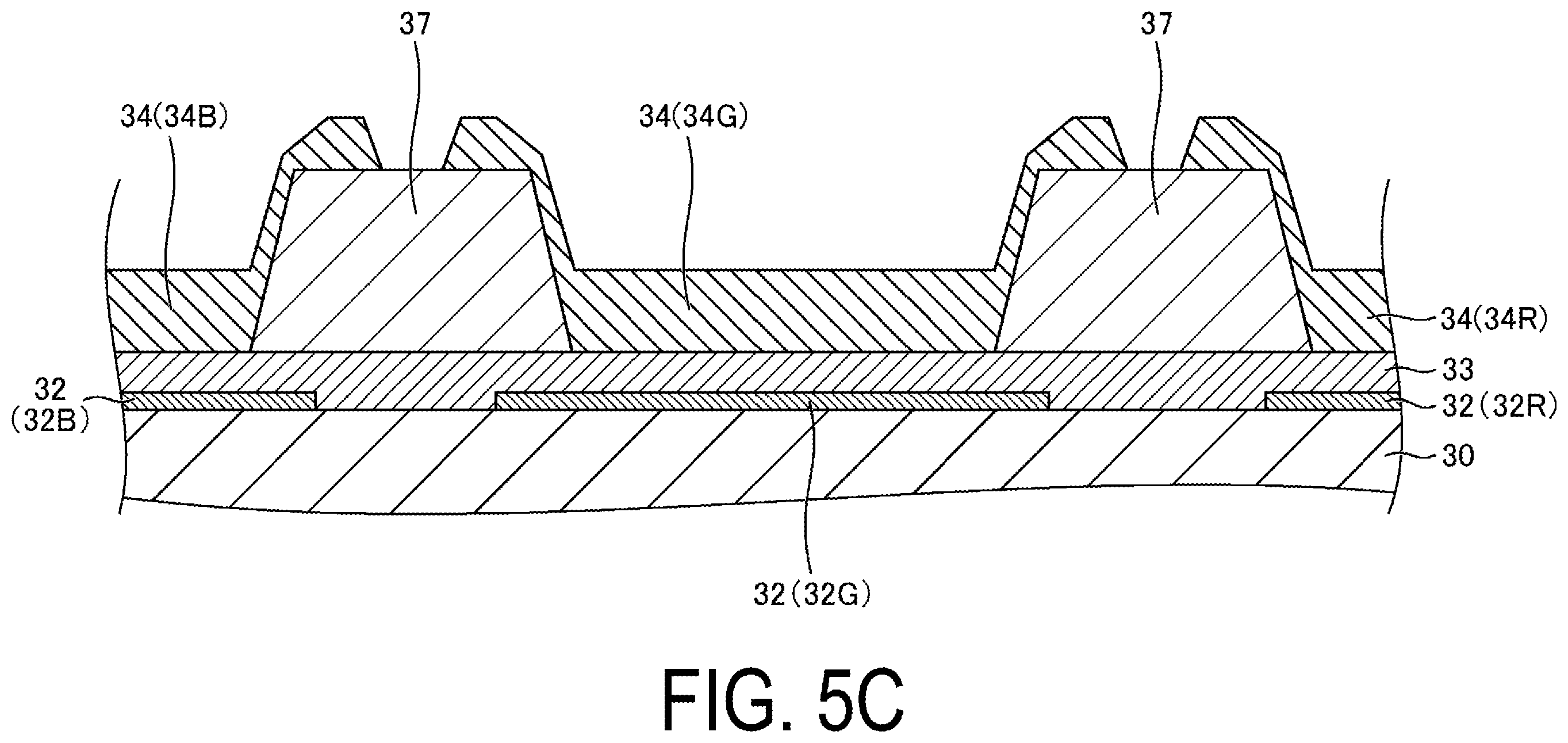 Patent US12581805 Figure 6 – Display device and method for manufacturing display device