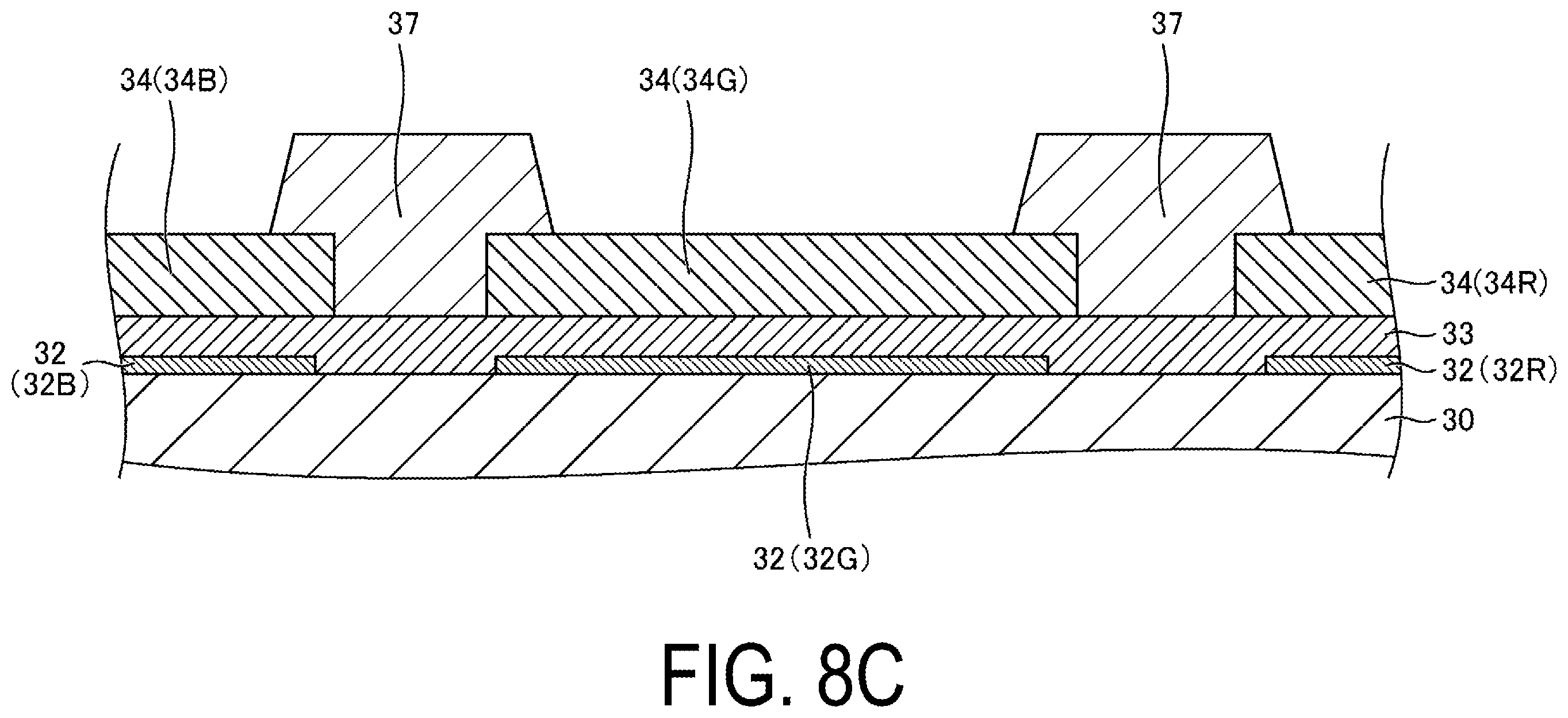 Patent US12581805 Figure 11 – Display device and method for manufacturing display device
