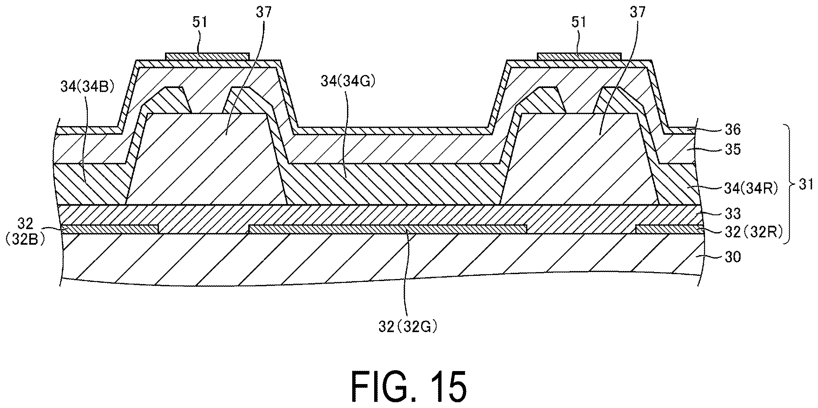 Patent US12581805 Figure 18 – Display device and method for manufacturing display device