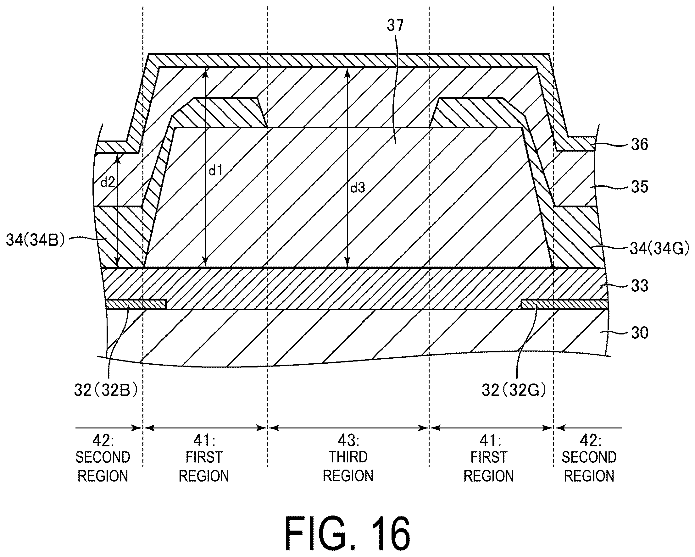Patent US12581805 Figure 19 – Display device and method for manufacturing display device