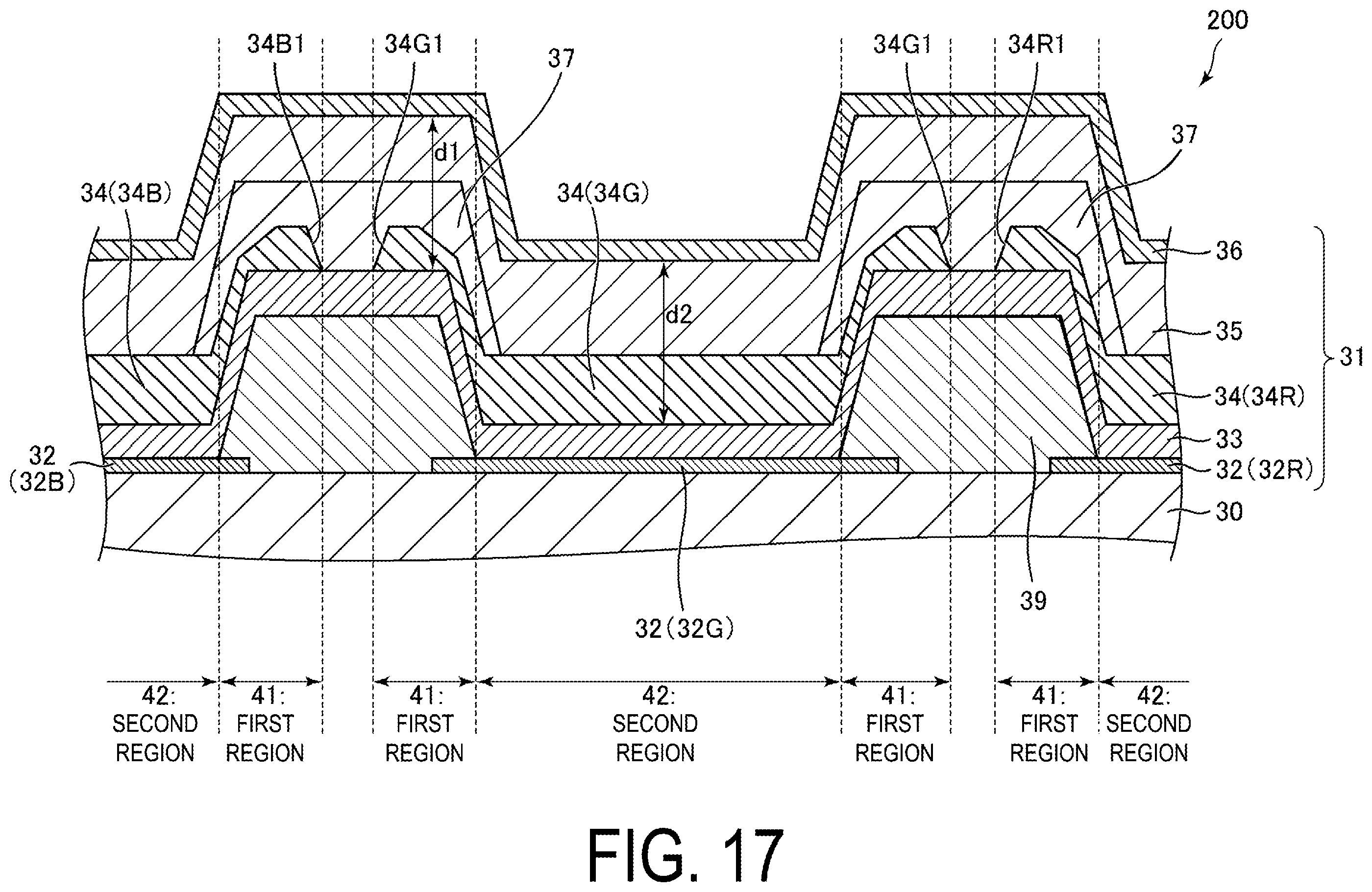 Patent US12581805 Figure 20 – Display device and method for manufacturing display device