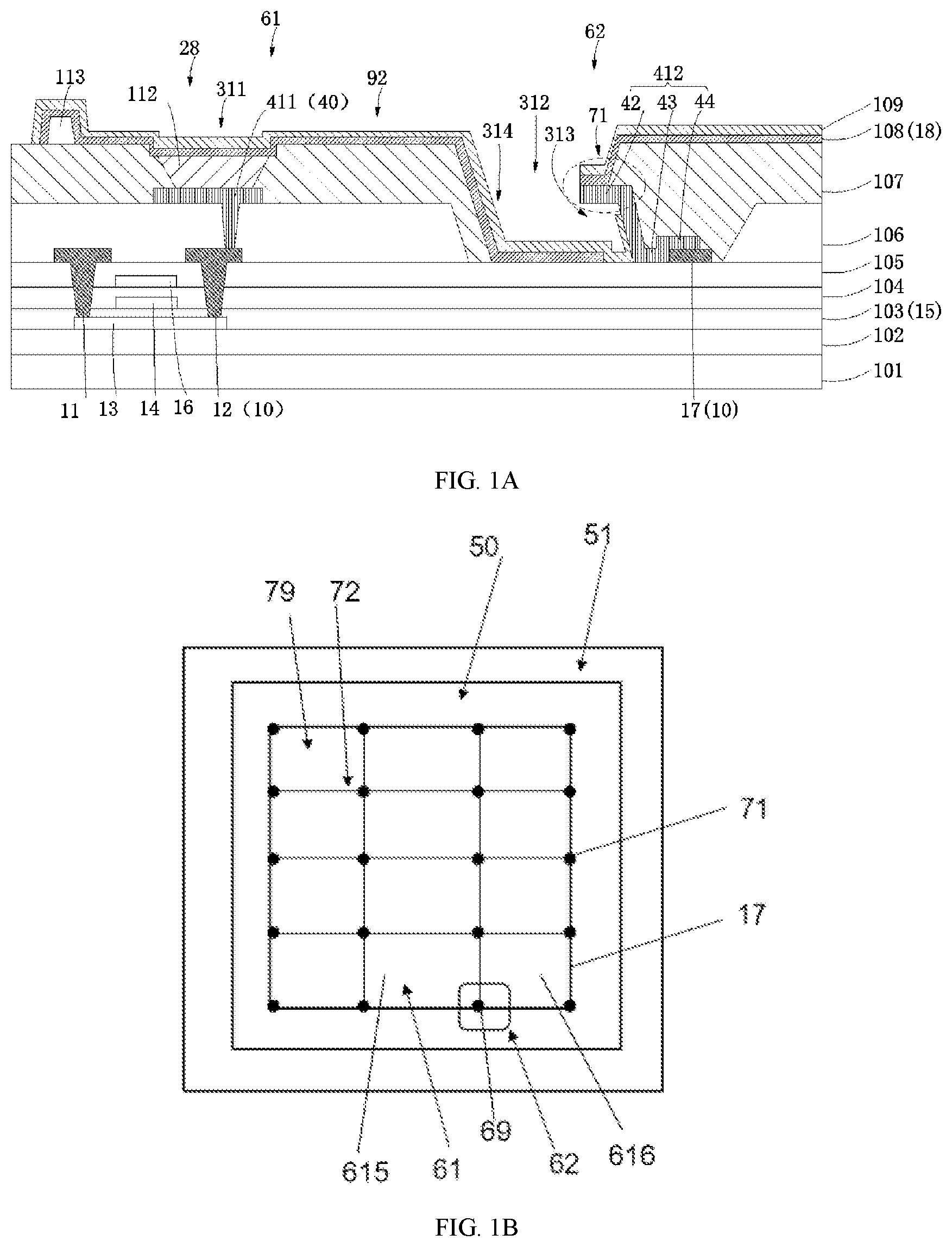 Patent US12581806 Figure 1 – Display panel and preparation method of display panel