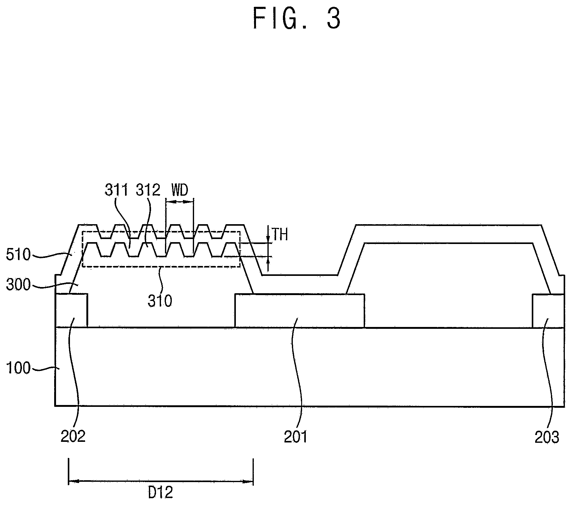 Patent US12581807 Figure 3 – Organic light emitting display device and method of manufacturing the same