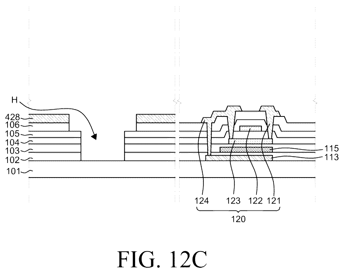 Patent US12581808 Figure 19 – Electroluminescent display device