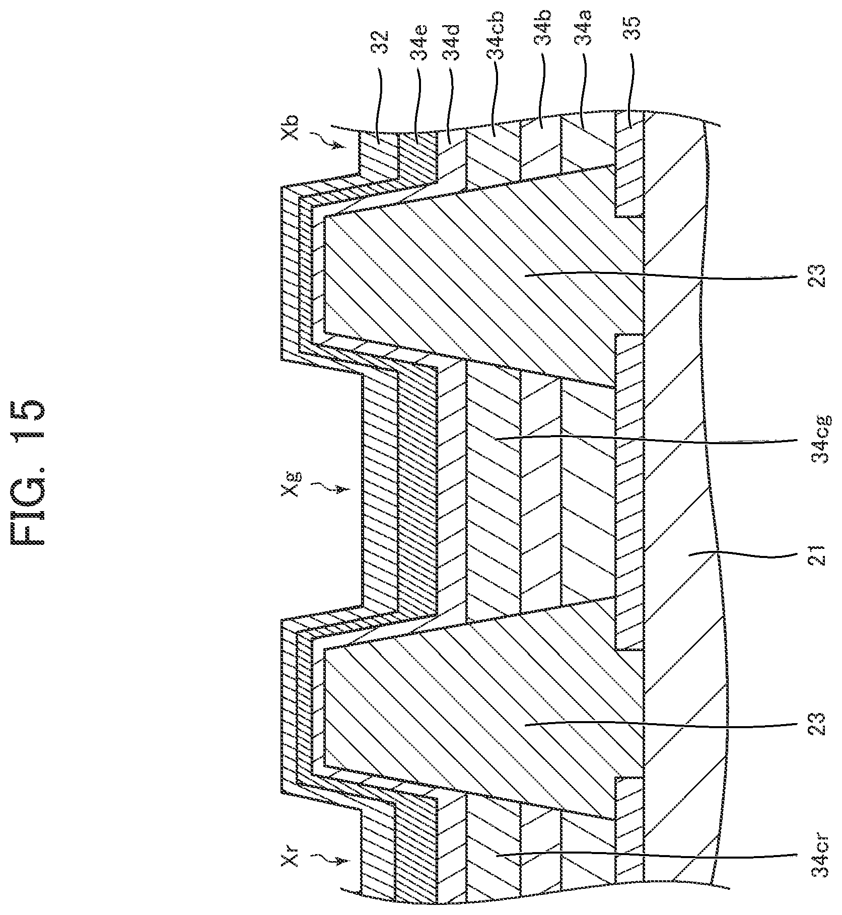 Patent US12581809 Figure 15 – Display device and display device production method that prevents deterioration in display performance