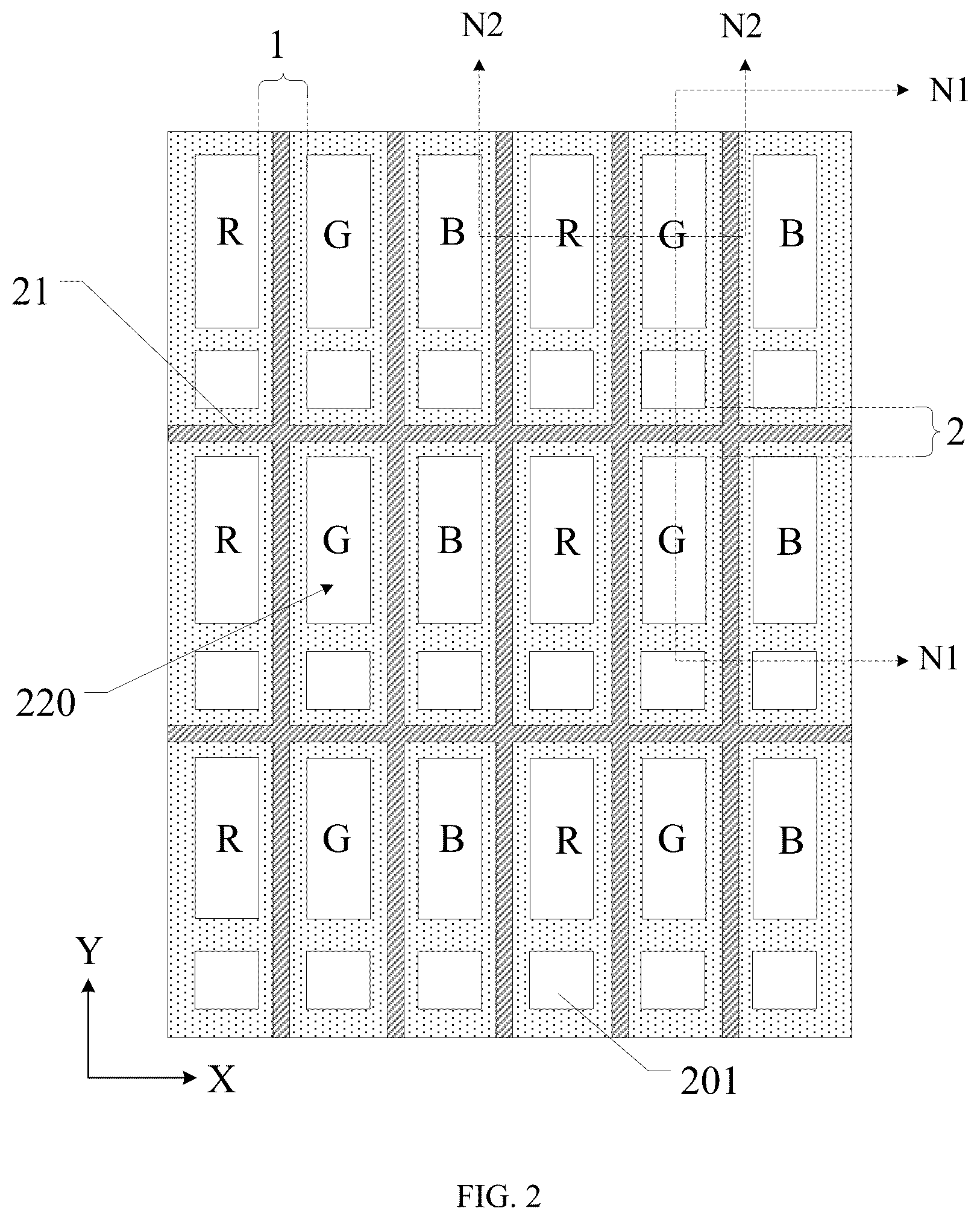 Patent US12581811 Figure 2 – Display panel and display device