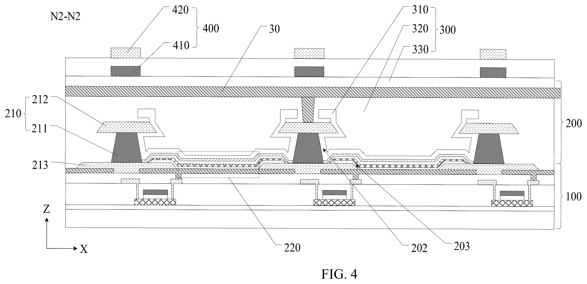 Patent US12581811 Figure 4 – Display panel and display device
