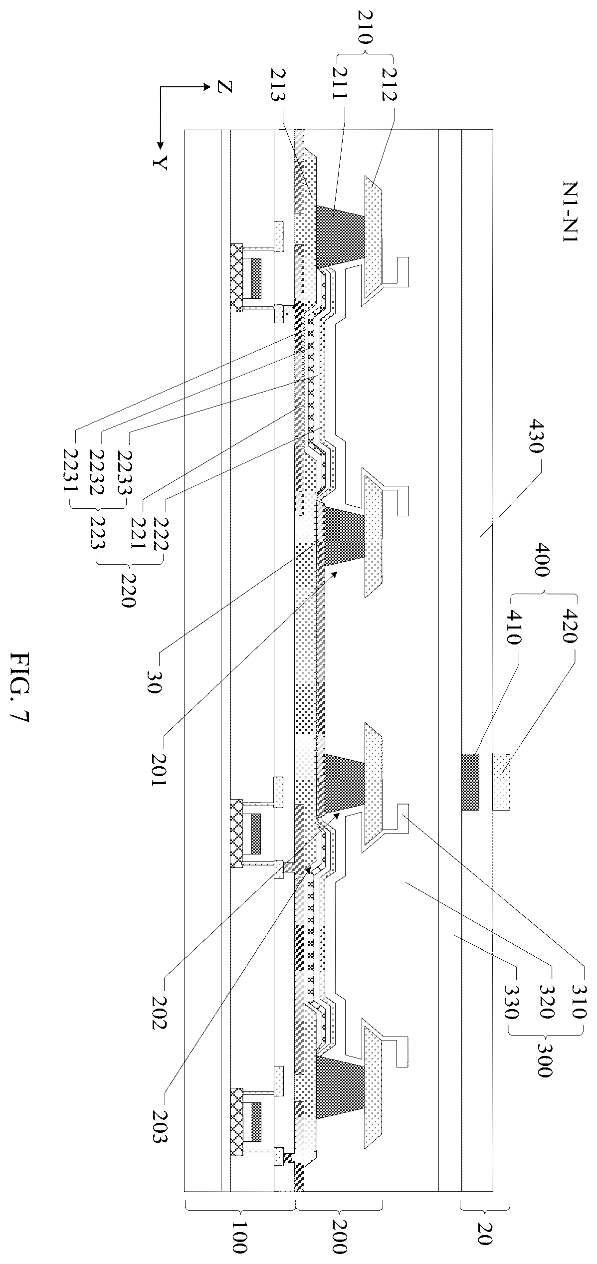 Patent US12581811 Figure 7 – Display panel and display device