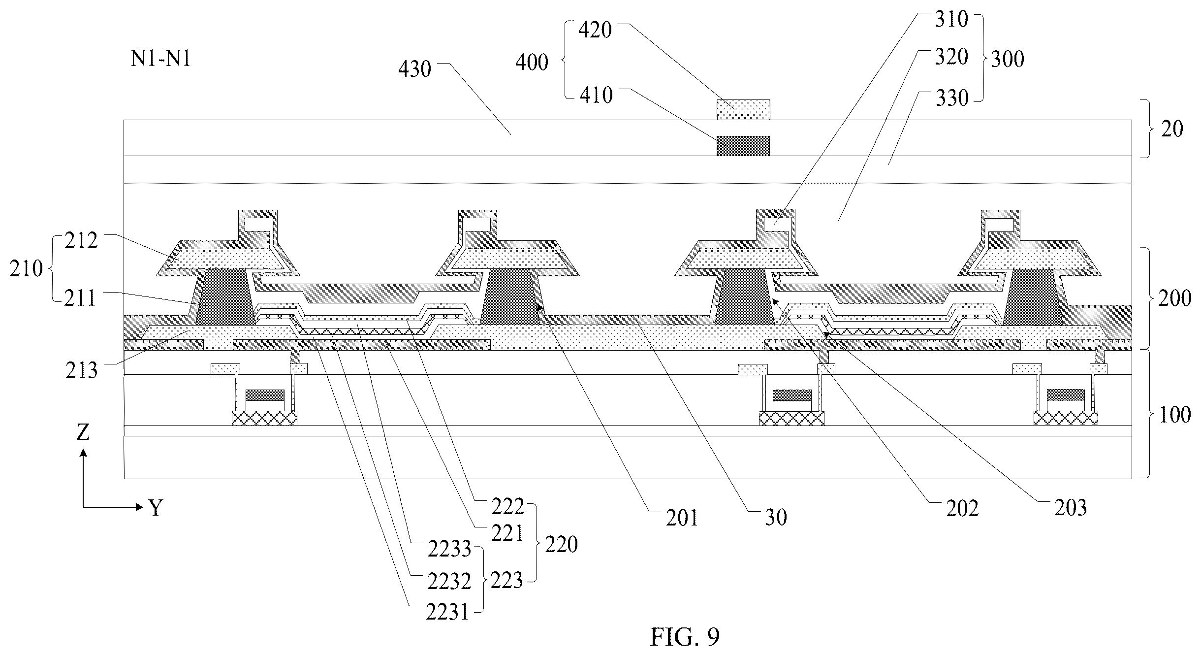 Patent US12581811 Figure 9 – Display panel and display device