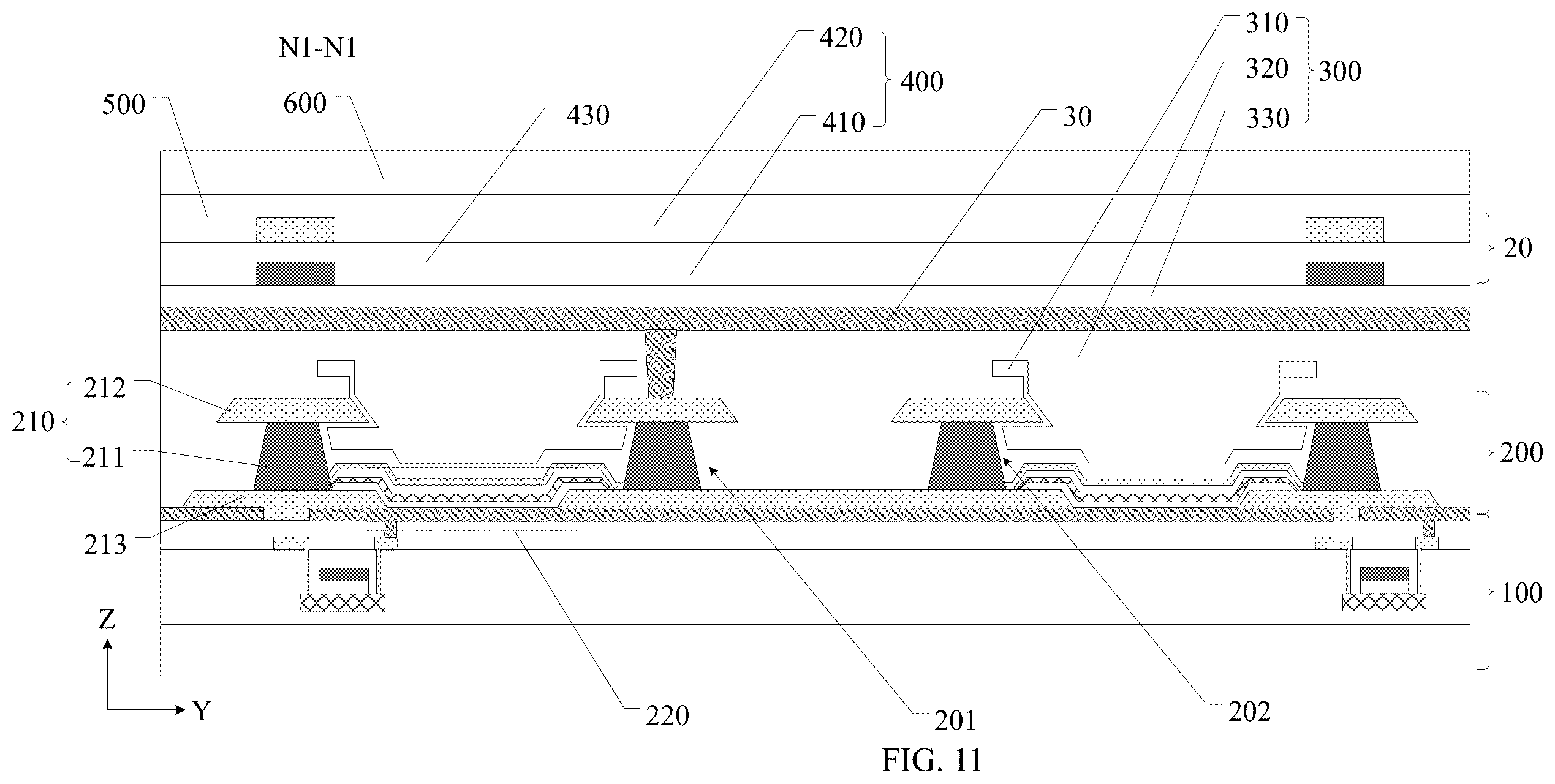 Patent US12581811 Figure 11 – Display panel and display device