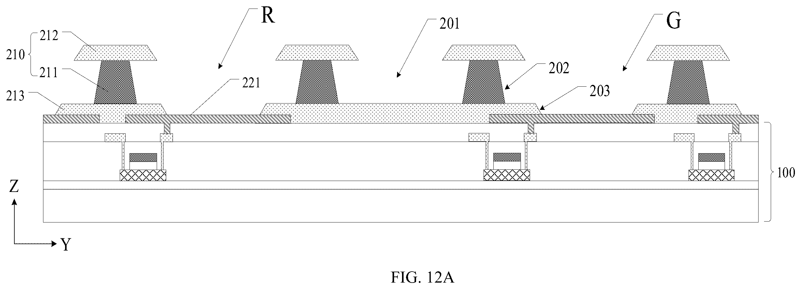 Patent US12581811 Figure 12 – Display panel and display device
