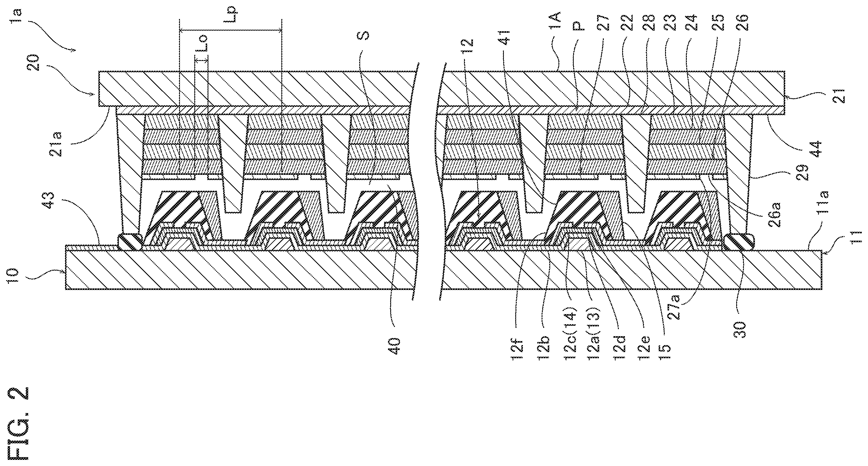 Patent US12581812 Figure 2 – Display device