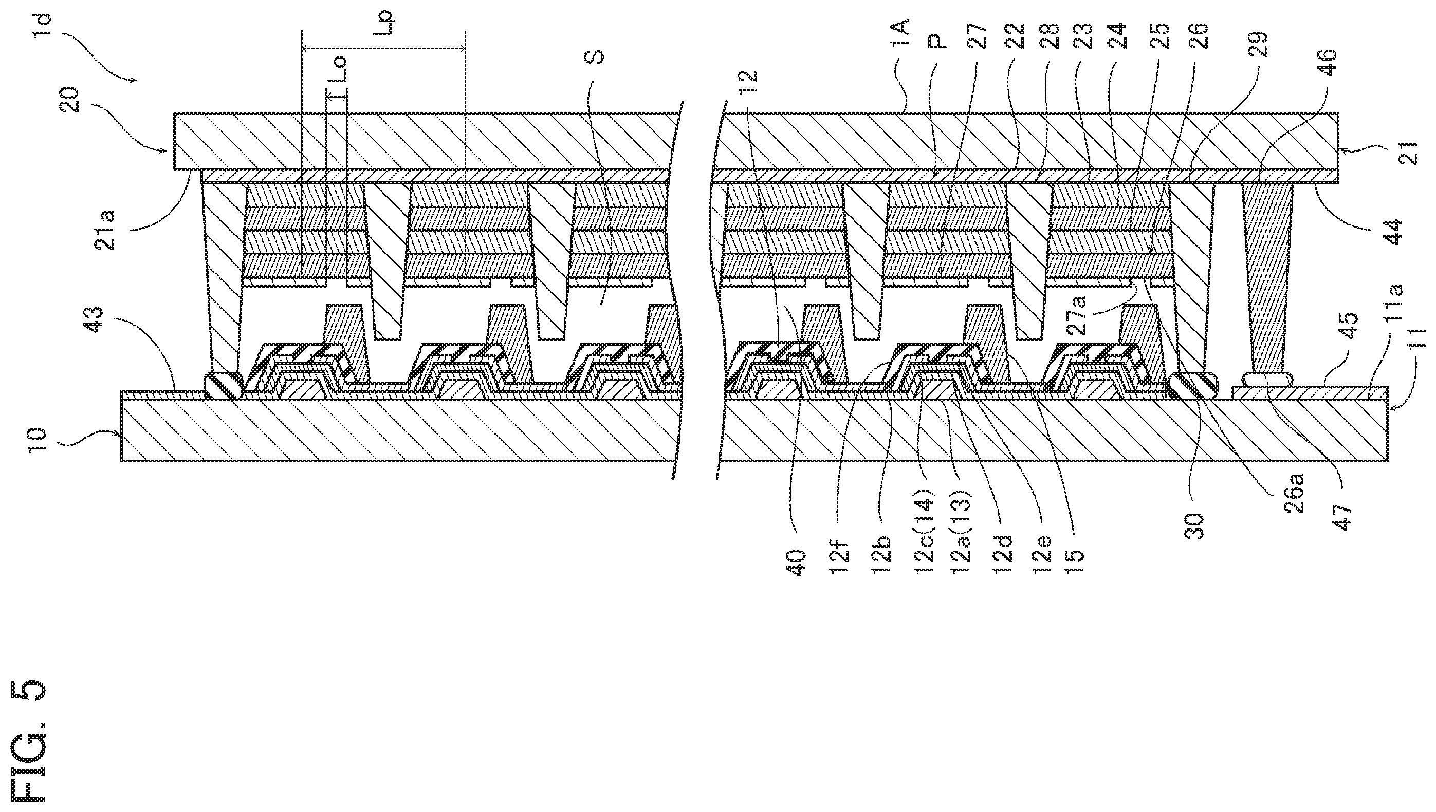 Patent US12581812 Figure 5 – Display device