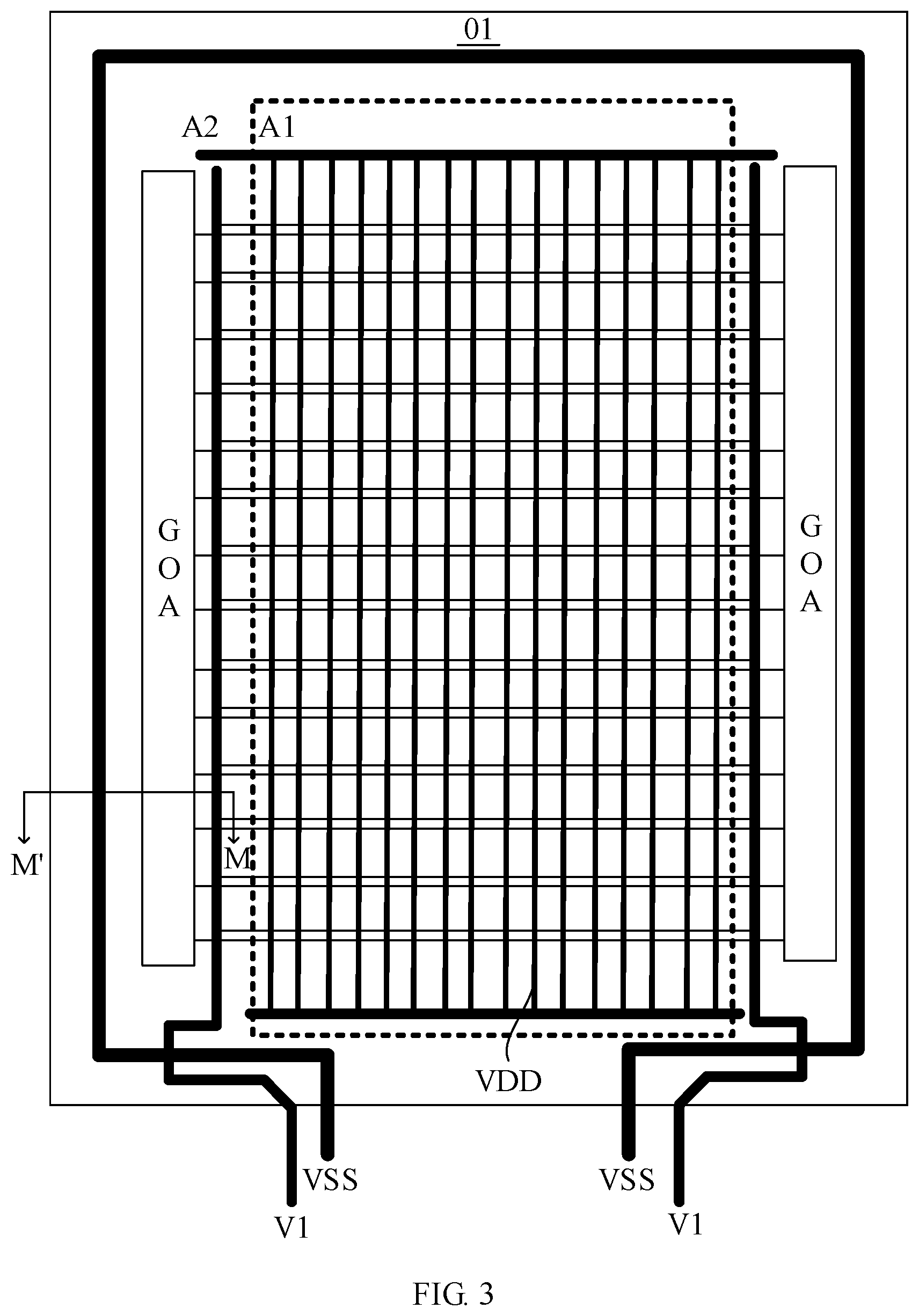Patent US12581813 Figure 2 – Display panel and display device