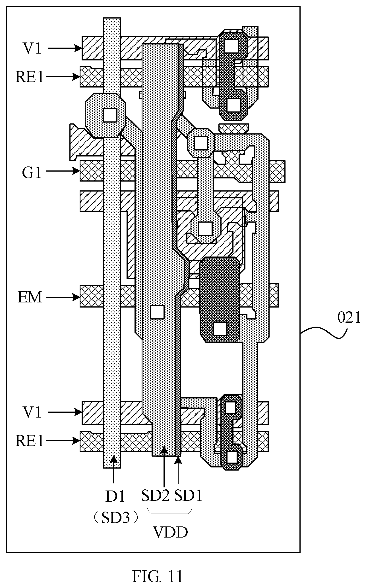 Patent US12581813 Figure 6 – Display panel and display device