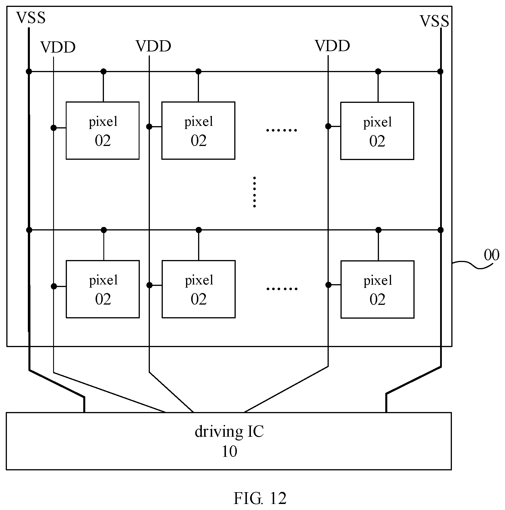 Patent US12581813 Figure 7 – Display panel and display device