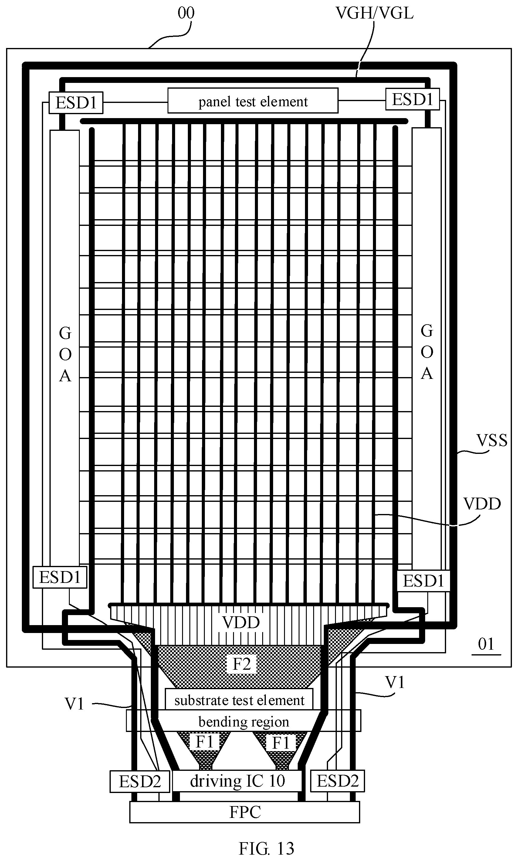 Patent US12581813 Figure 8 – Display panel and display device