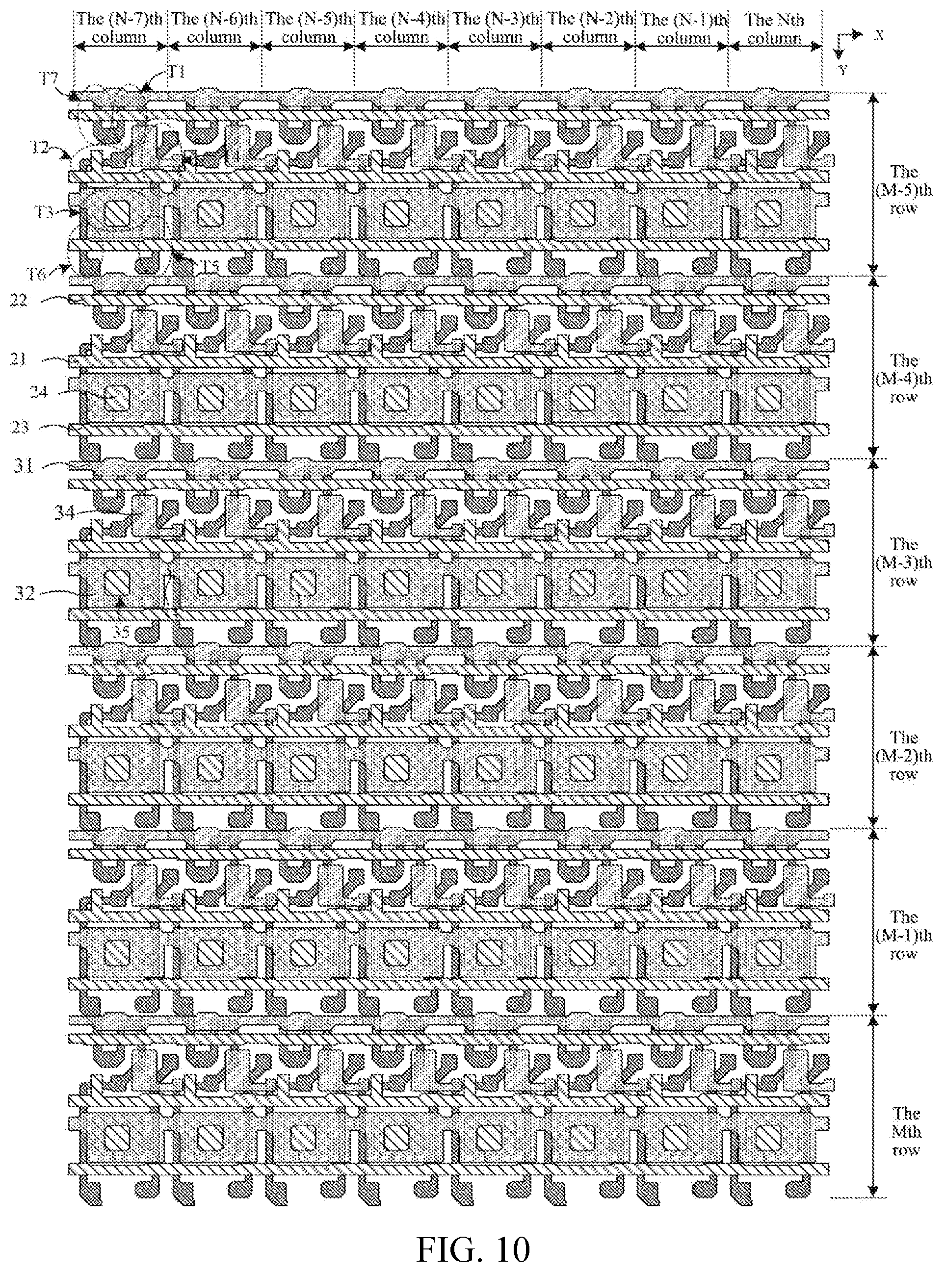 Patent US12581816 Figure 11 – Display substrate and display apparatus with fanout ladder sub-lines