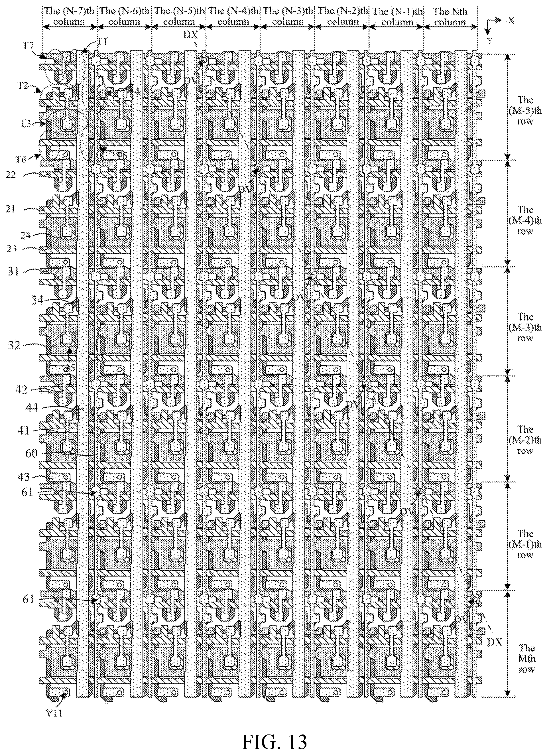 Patent US12581816 Figure 14 – Display substrate and display apparatus with fanout ladder sub-lines
