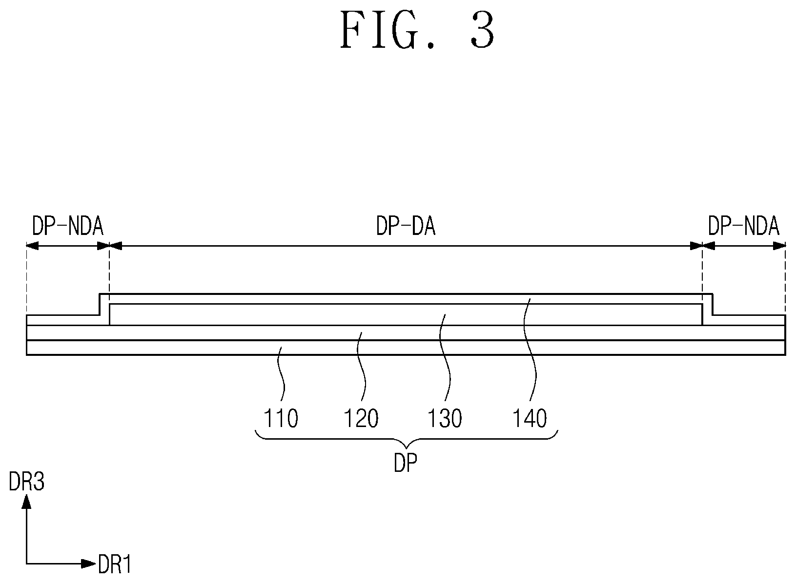 Patent US12581817 Figure 3 – Display device including input sensor with increased sensitivity