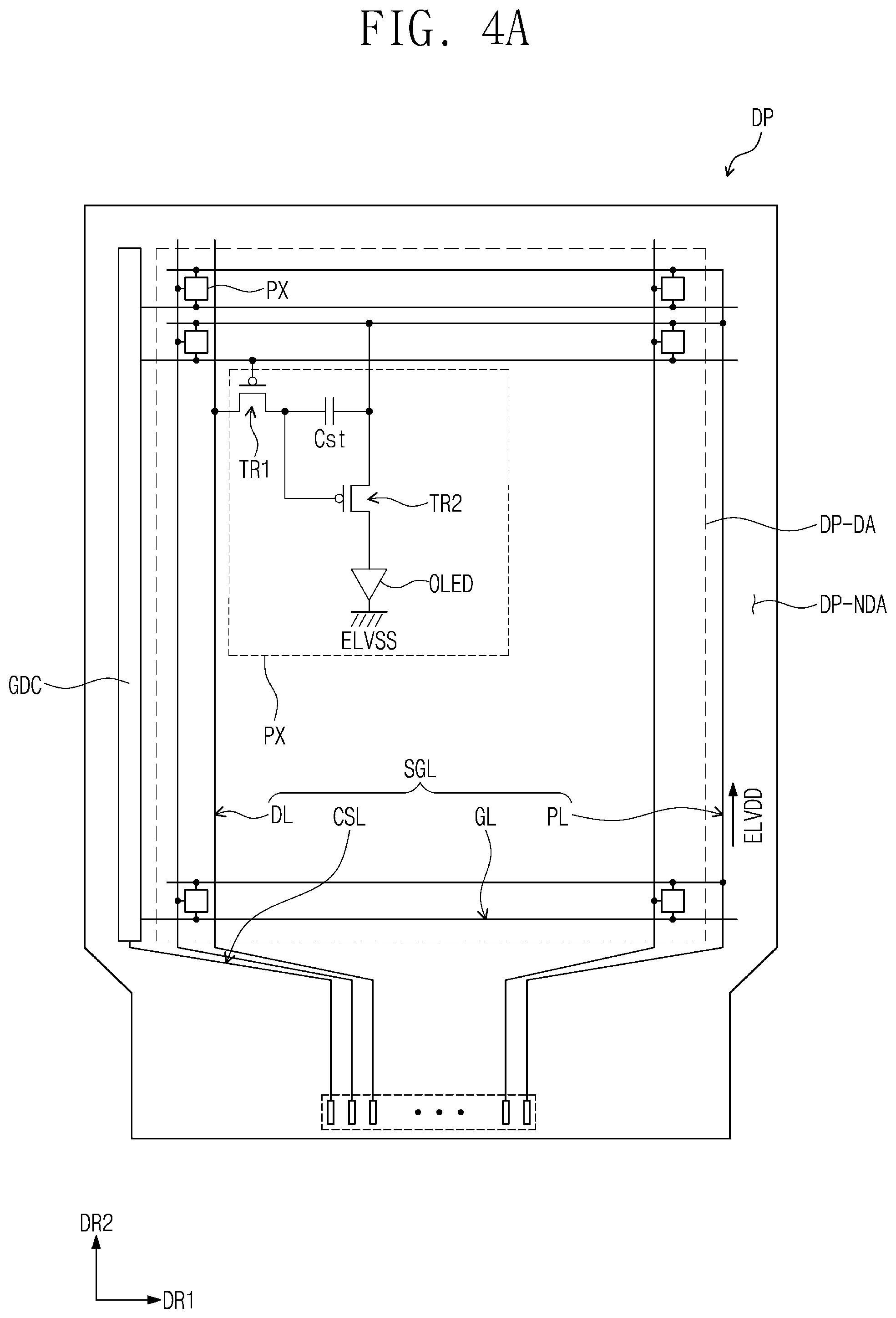 Patent US12581817 Figure 4 – Display device including input sensor with increased sensitivity