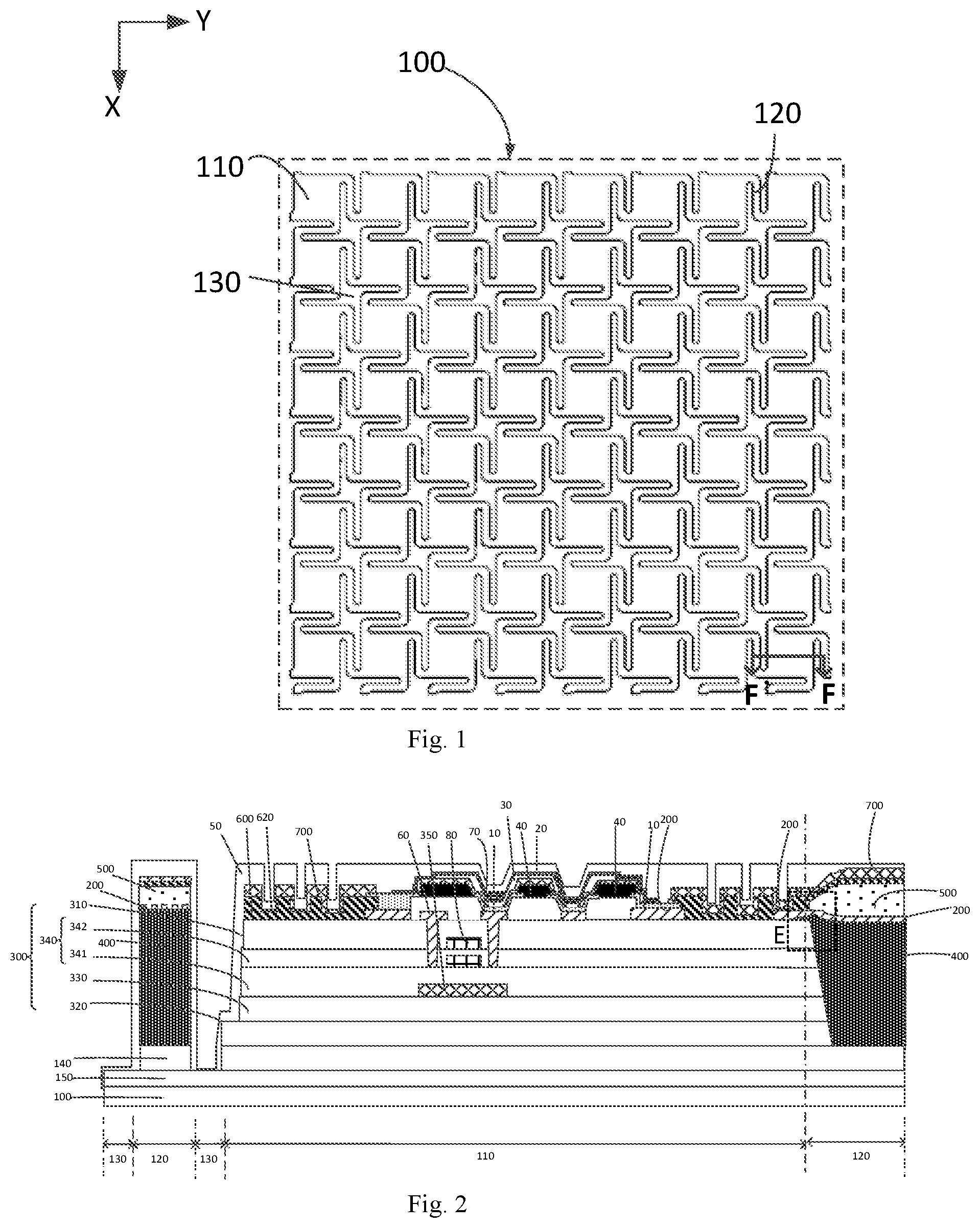 Patent US12581820 Figure 1 – Display substrate, manufacturing method and display device having display units on connected islands
