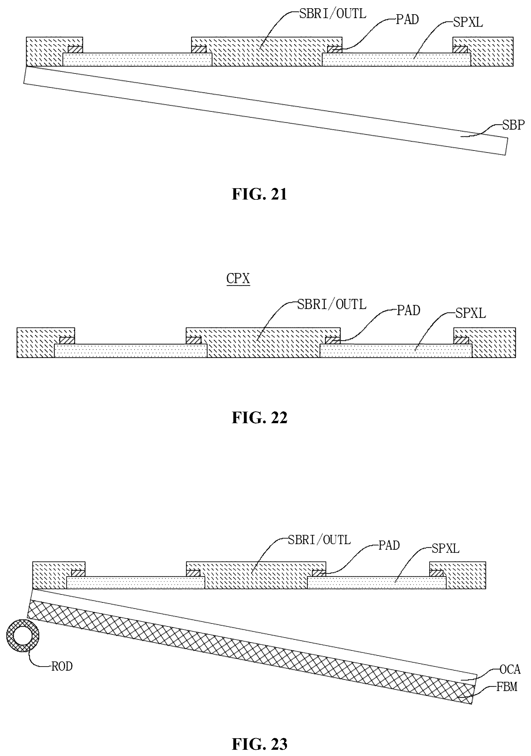 Patent US12581821 Figure 11 – Display panel with deformable bridging unit, manufacturing method thereof, and display device