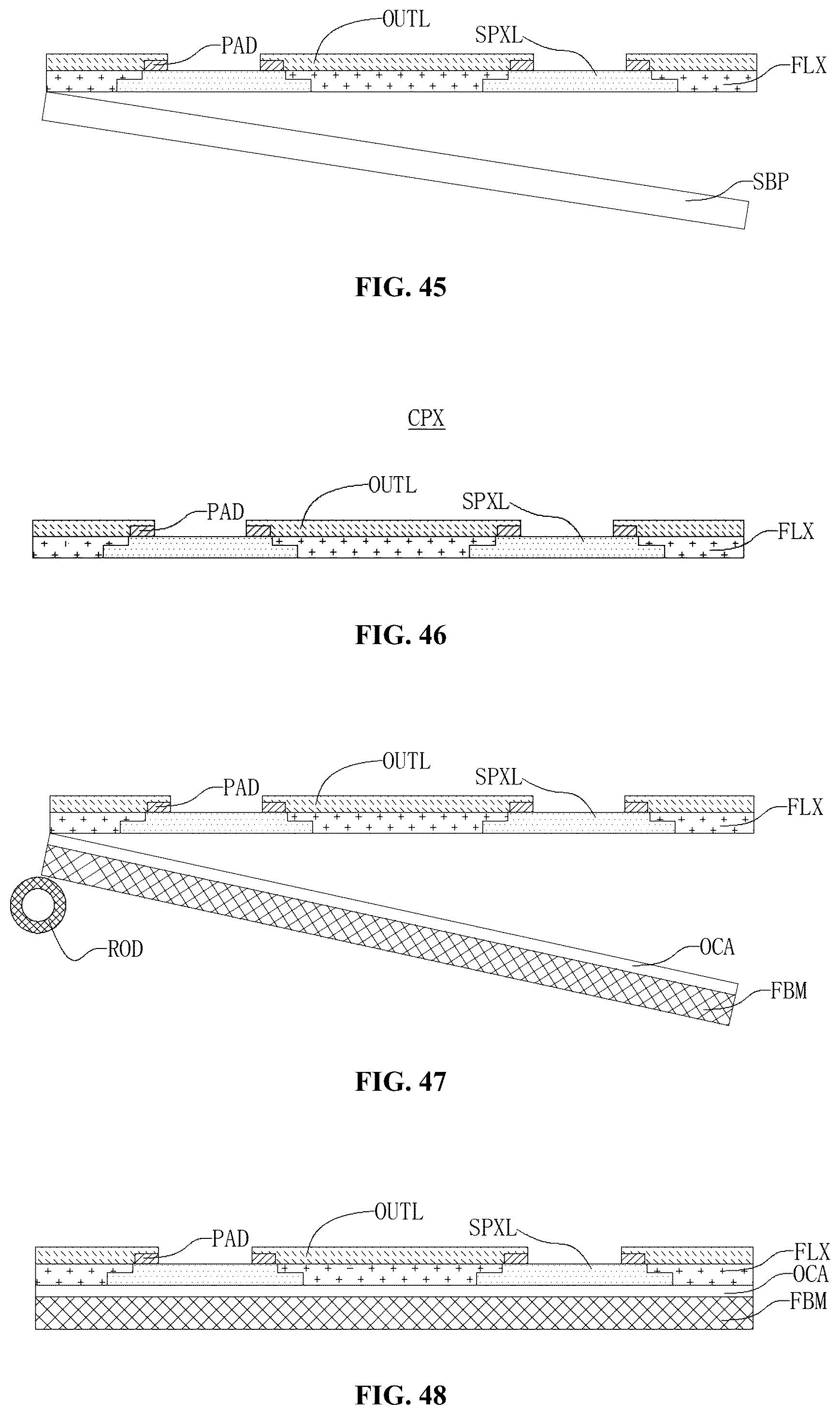 Patent US12581821 Figure 20 – Display panel with deformable bridging unit, manufacturing method thereof, and display device