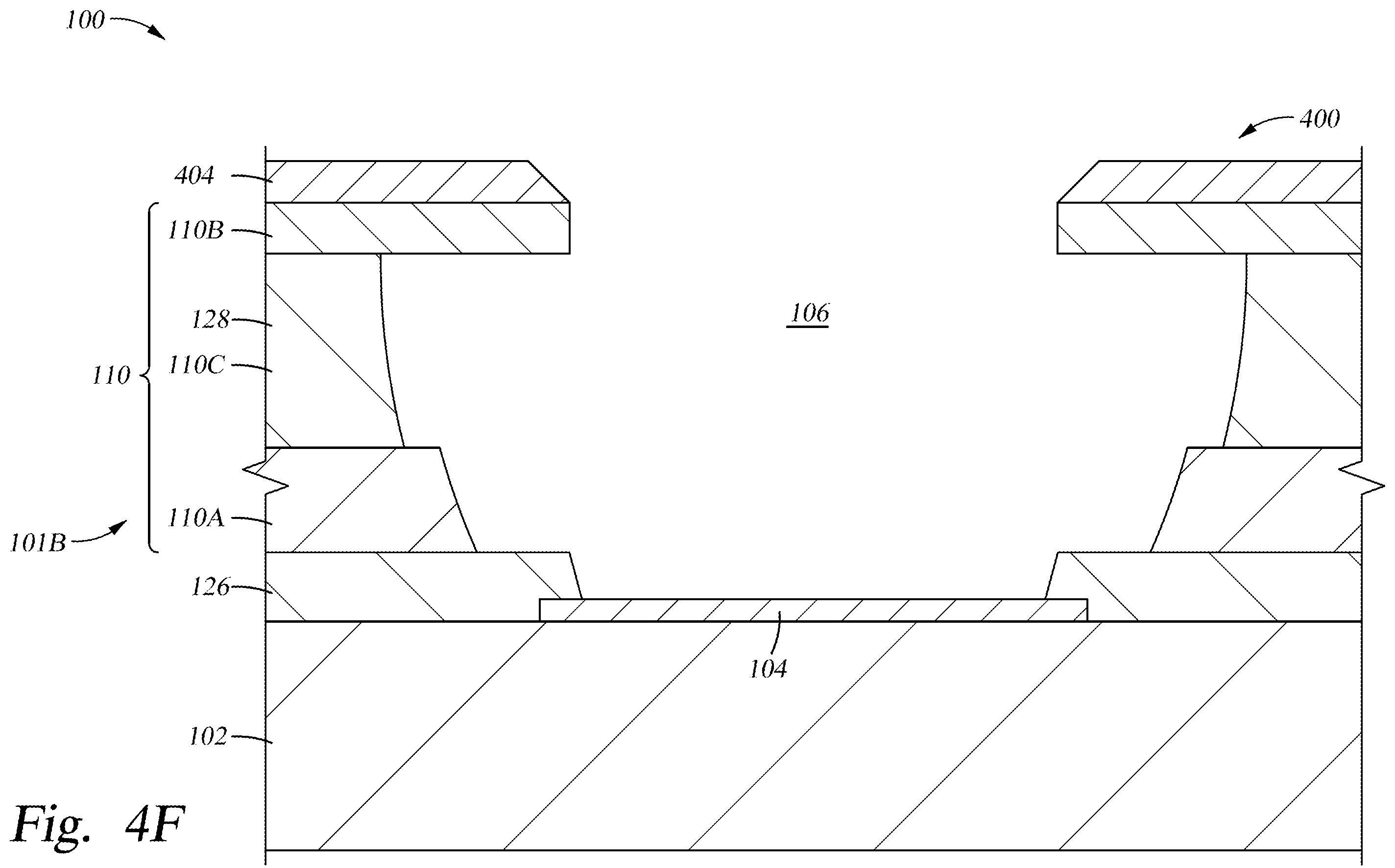 Patent US12581825 Figure 12 – Conductive oxide overhang structures for OLED devices