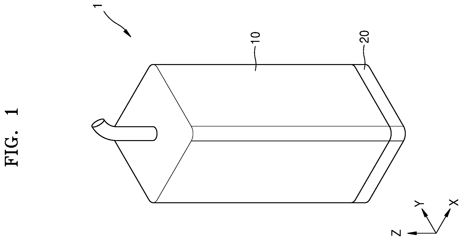 Patent US12581826 Figure 1 – Light-emitting device and a method of manufacturing a light-emitting device in which material is deposited on first and second areas of a substrate