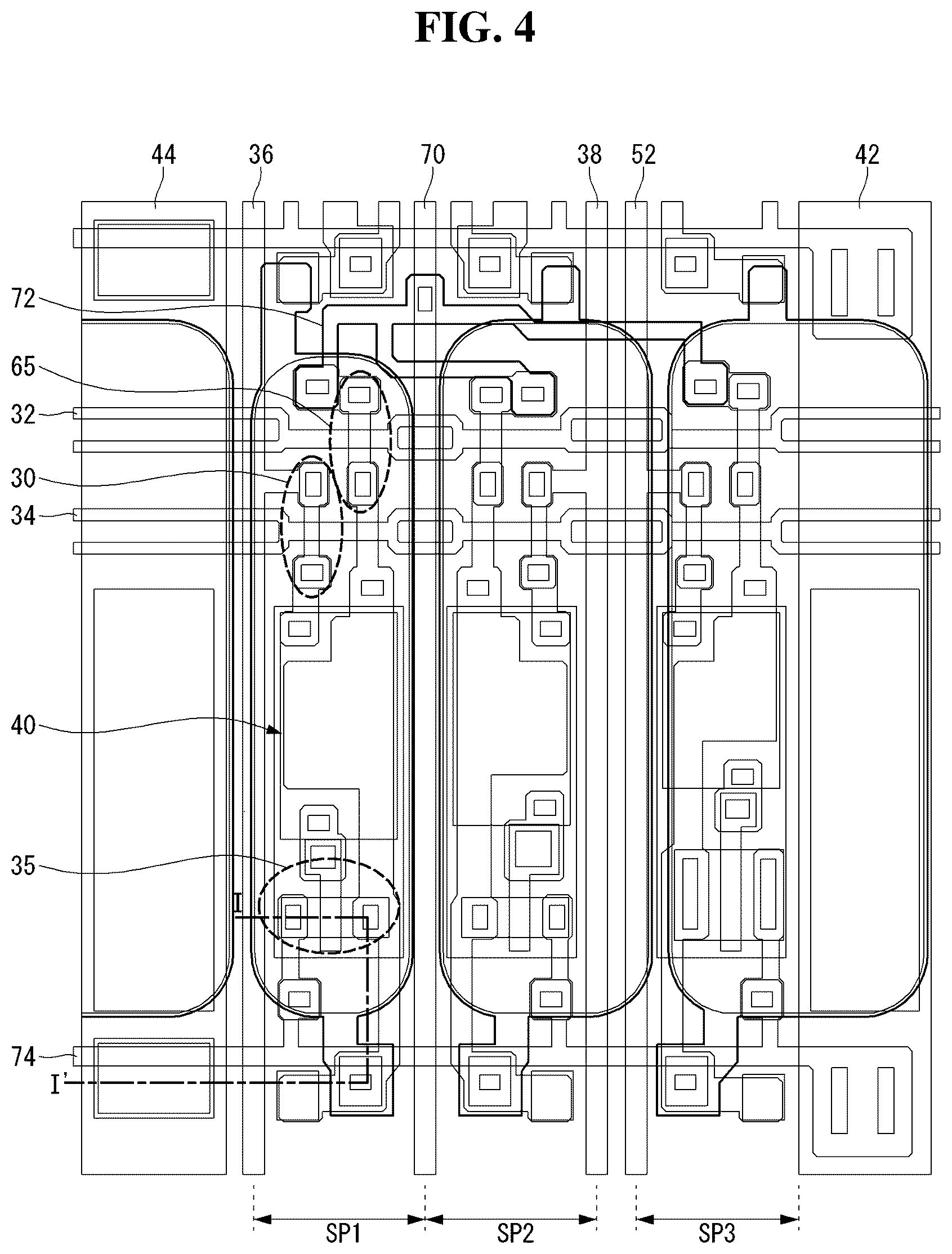 Patent US12581827 Figure 4 – Organic light emitting display device