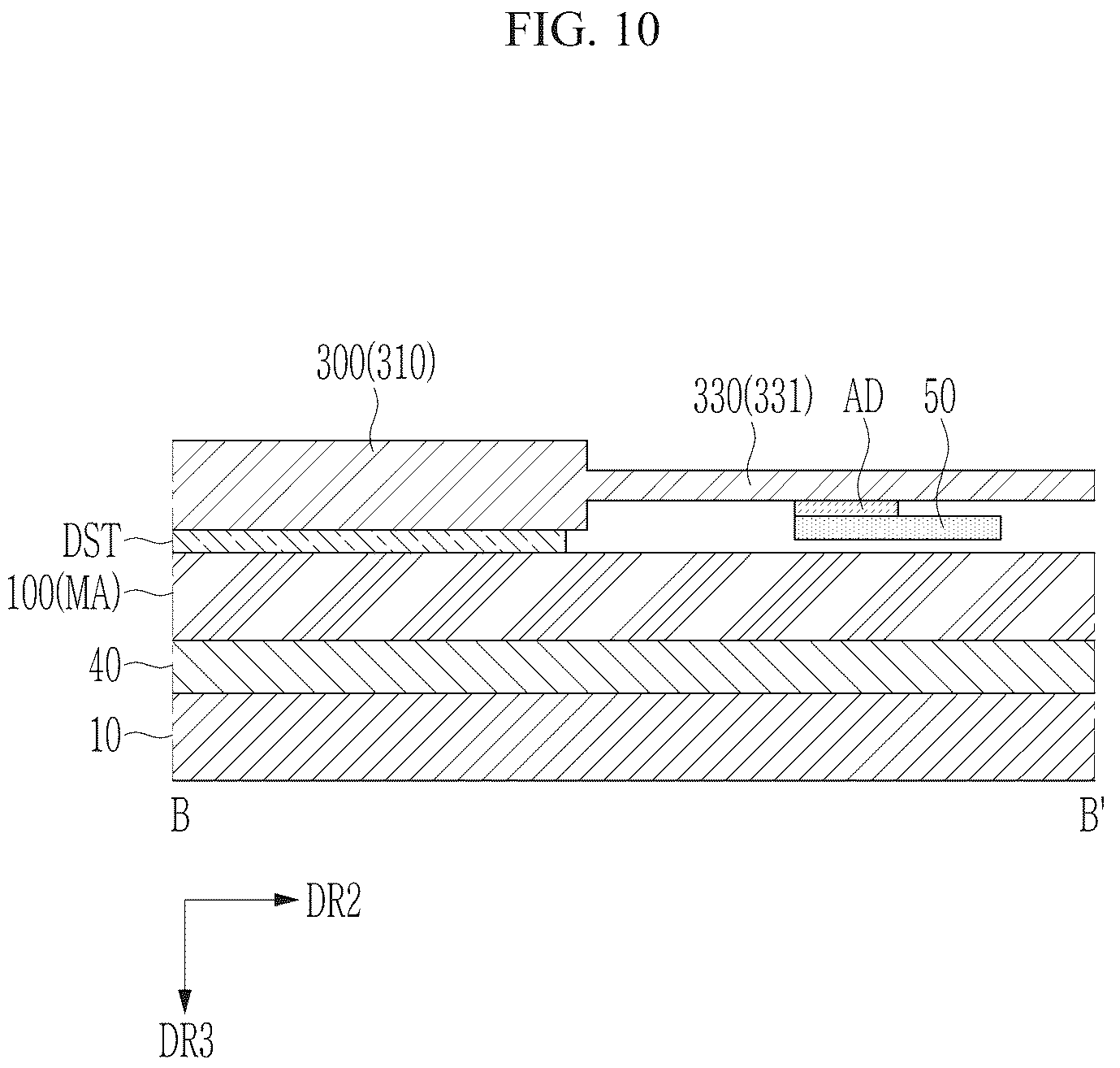 Patent US12581829 Figure 10 – Display device