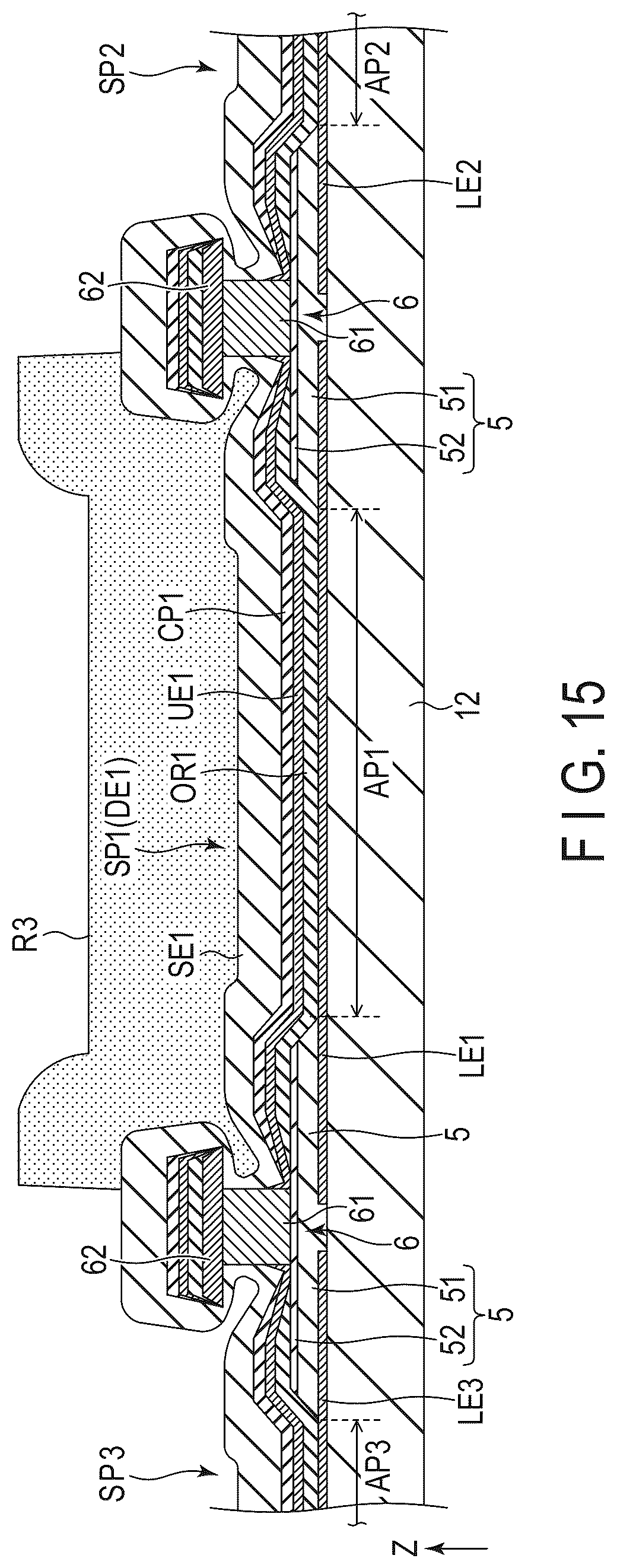 Patent US12581831 Figure 10 – Display device and manufacturing method thereof