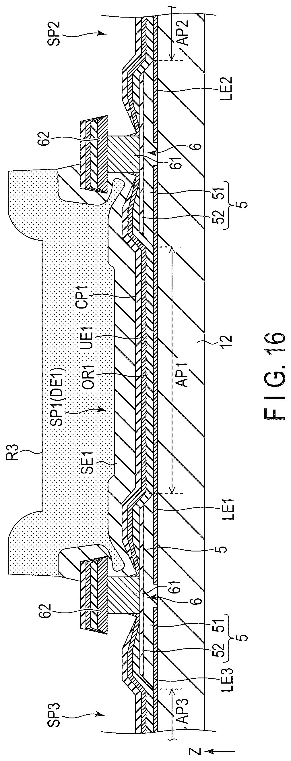 Patent US12581831 Figure 11 – Display device and manufacturing method thereof