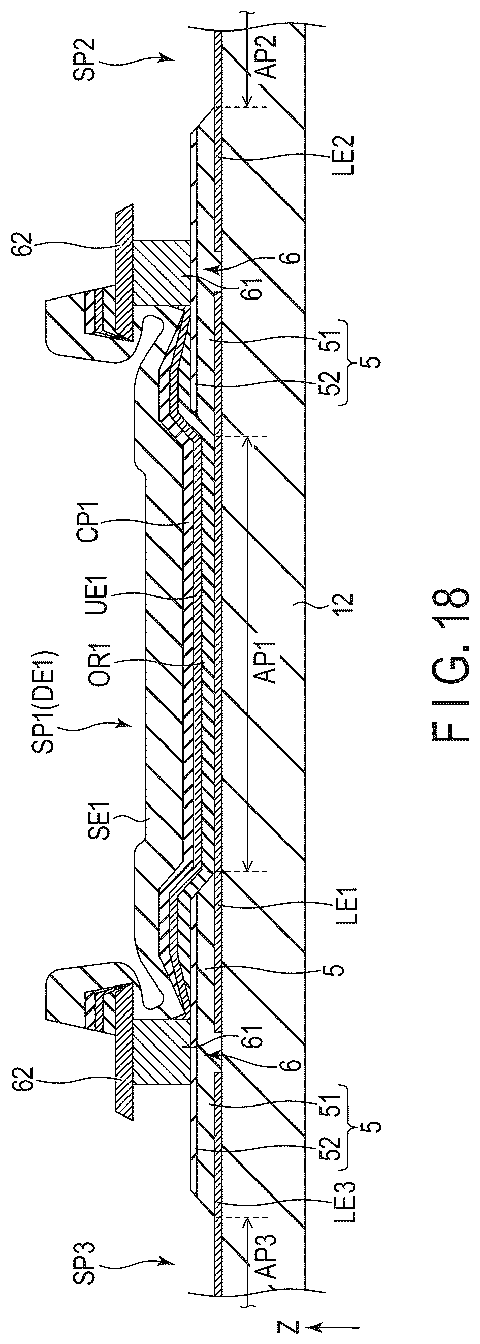 Patent US12581831 Figure 13 – Display device and manufacturing method thereof