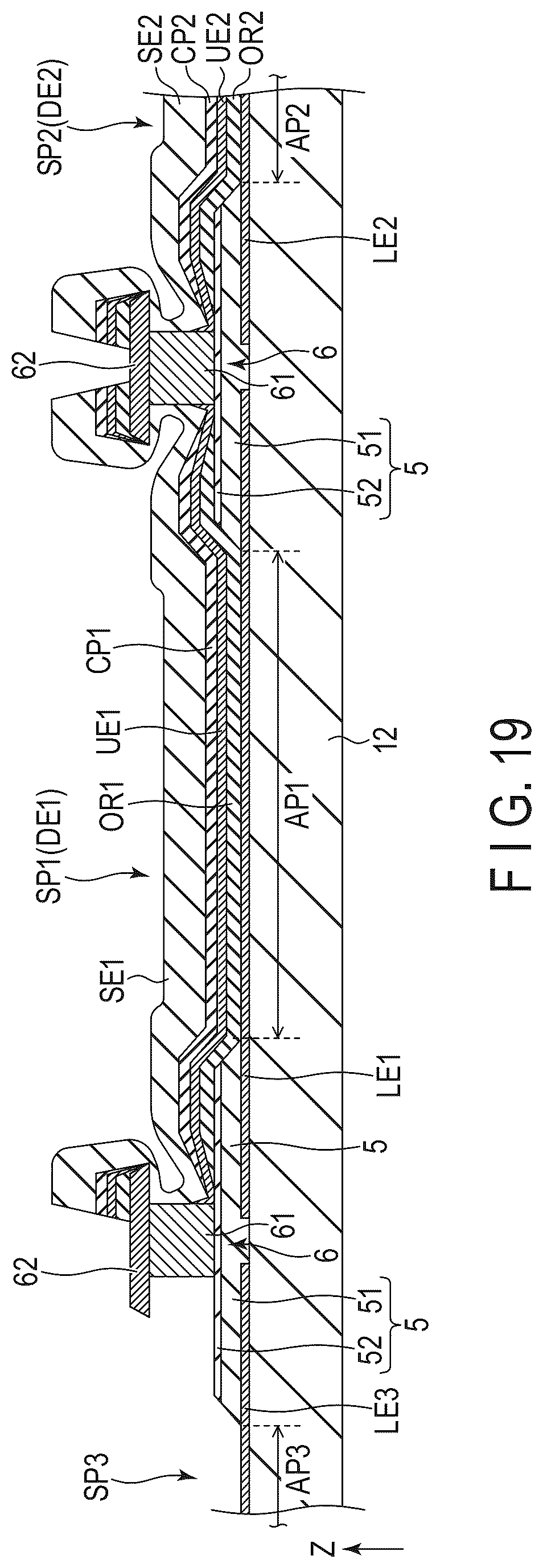 Patent US12581831 Figure 14 – Display device and manufacturing method thereof